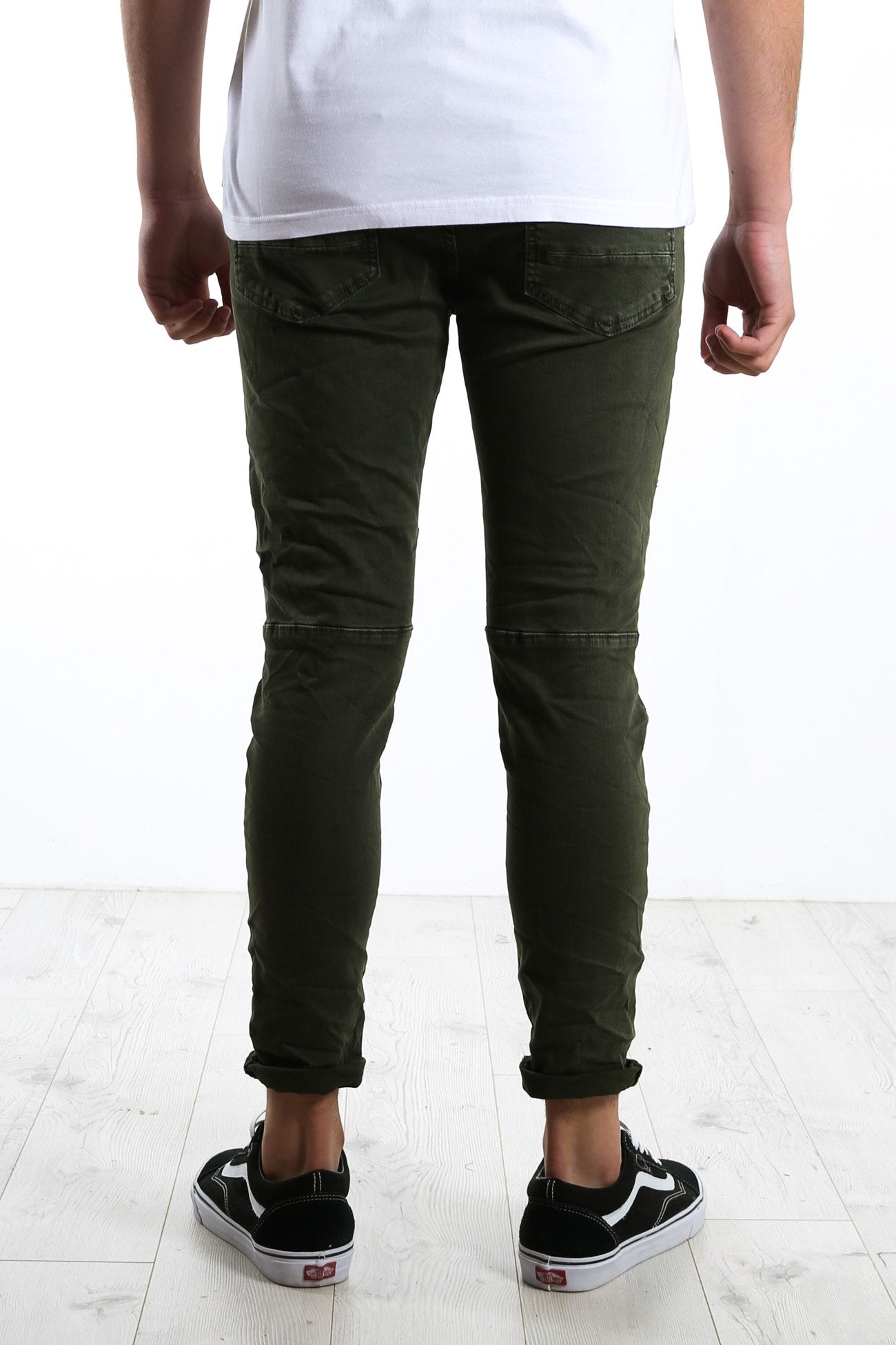 Soho Jean Trashed Khaki