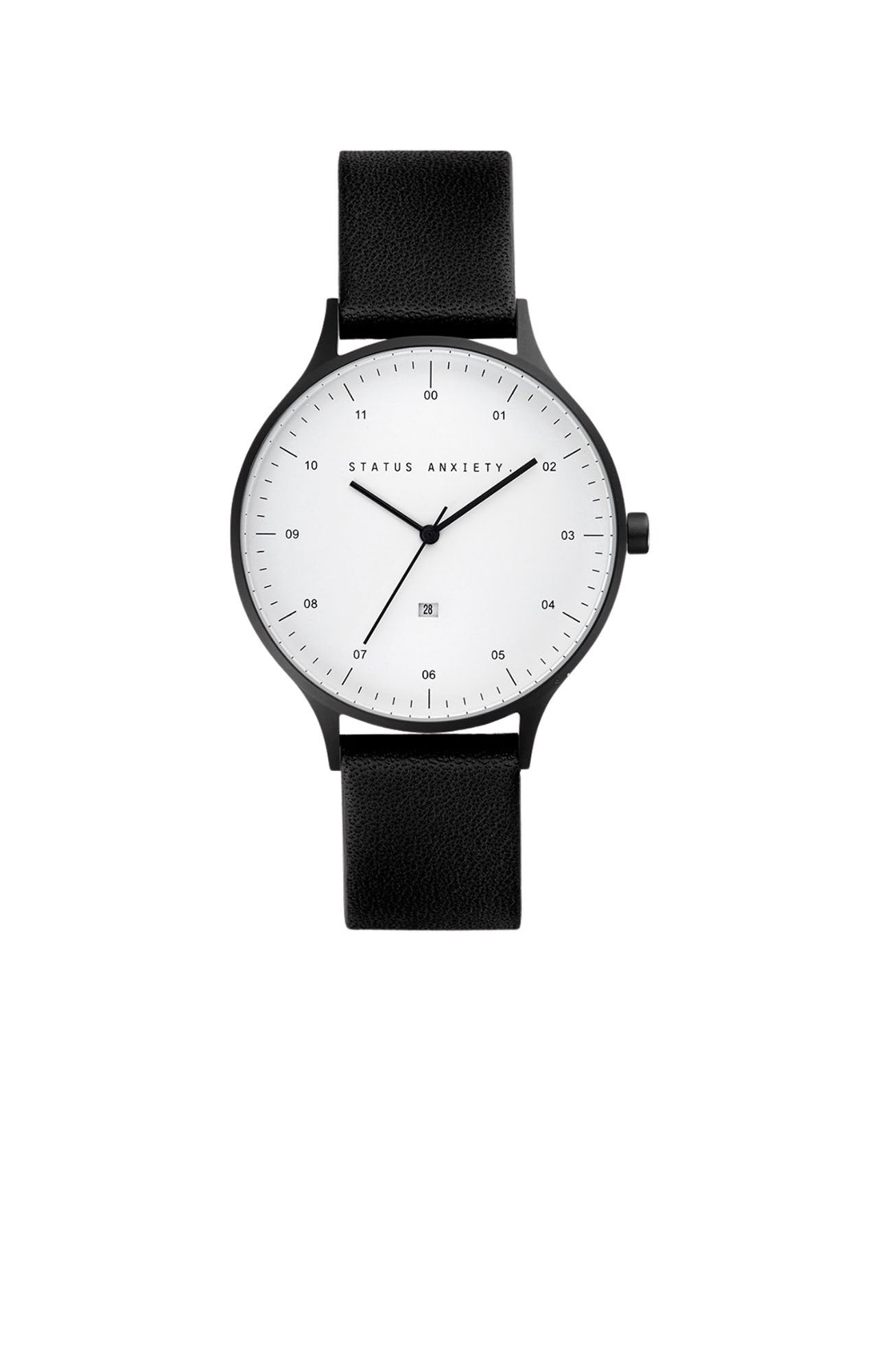 Inertia Watch Black White Black