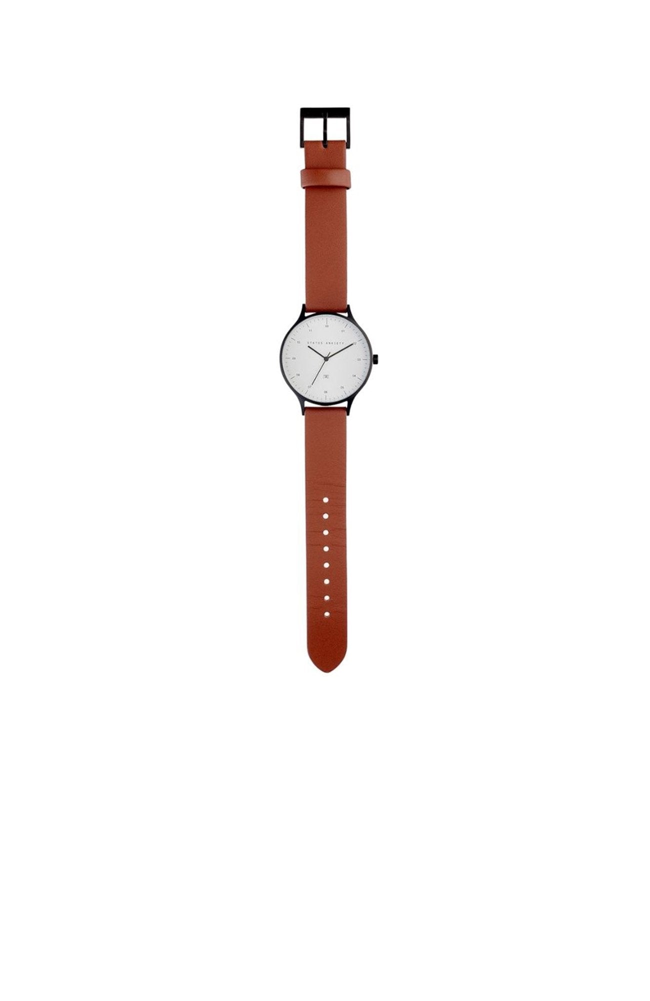 Inertia Watch Black White Tan