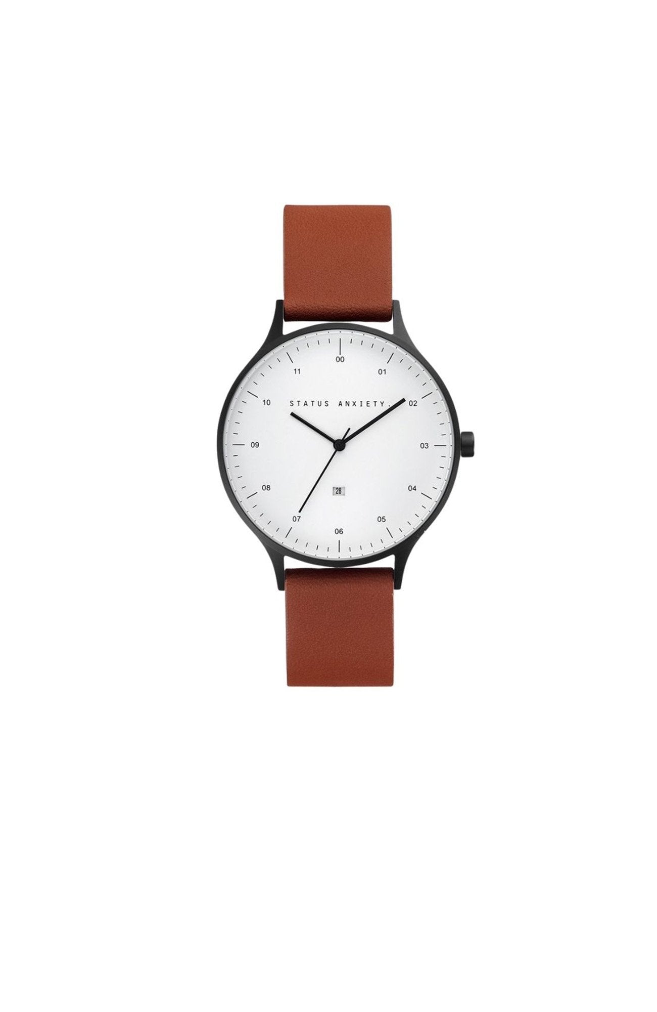 Inertia Watch Black White Tan