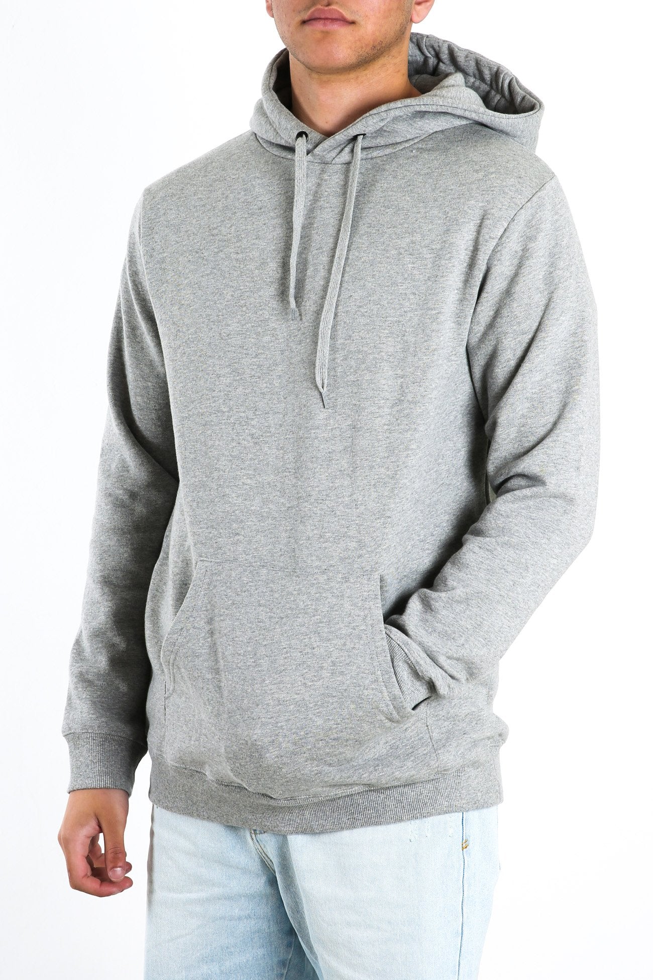 Basic Hoody Grey Marle