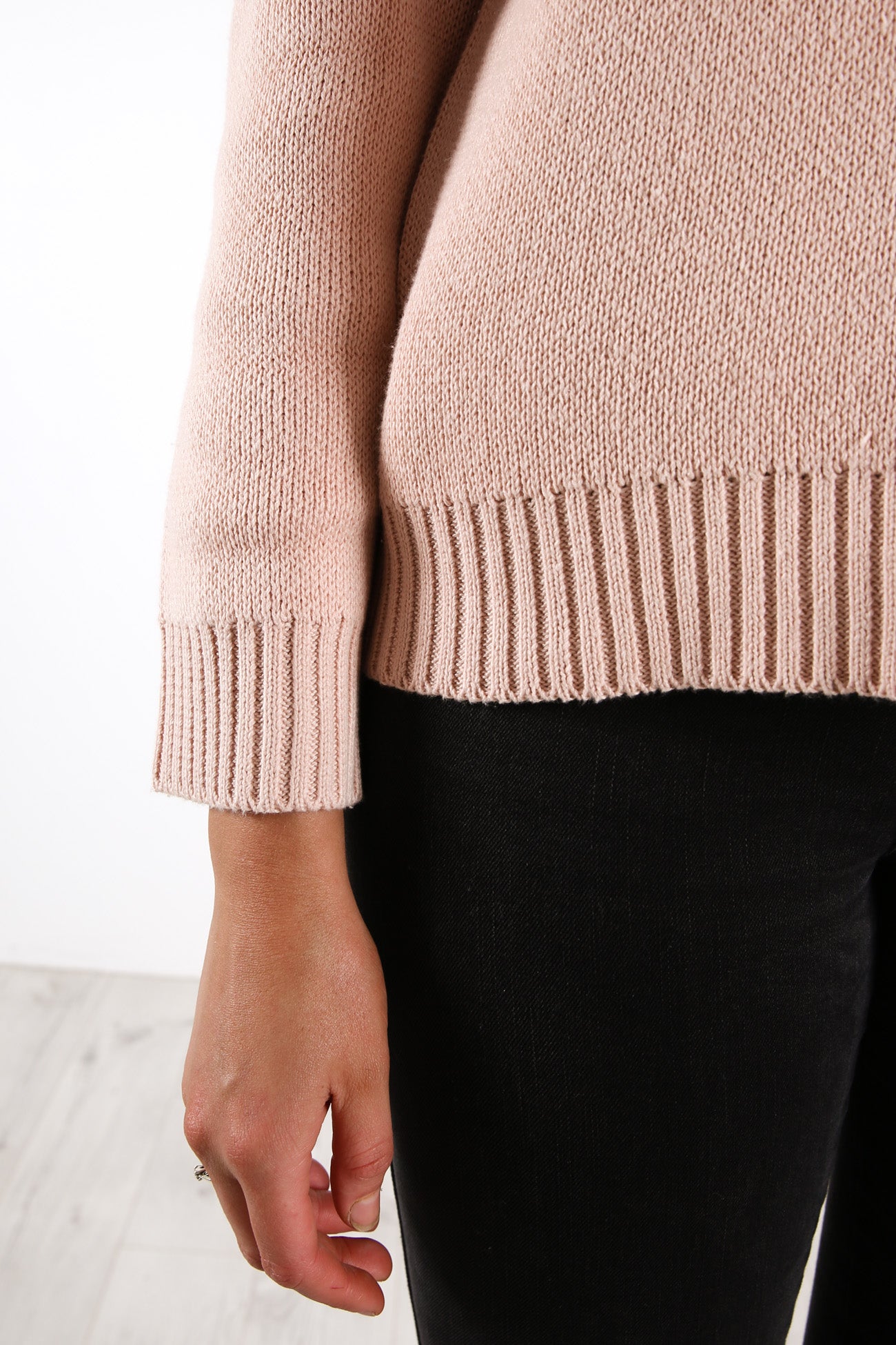 Reputation Knit Crew Pink