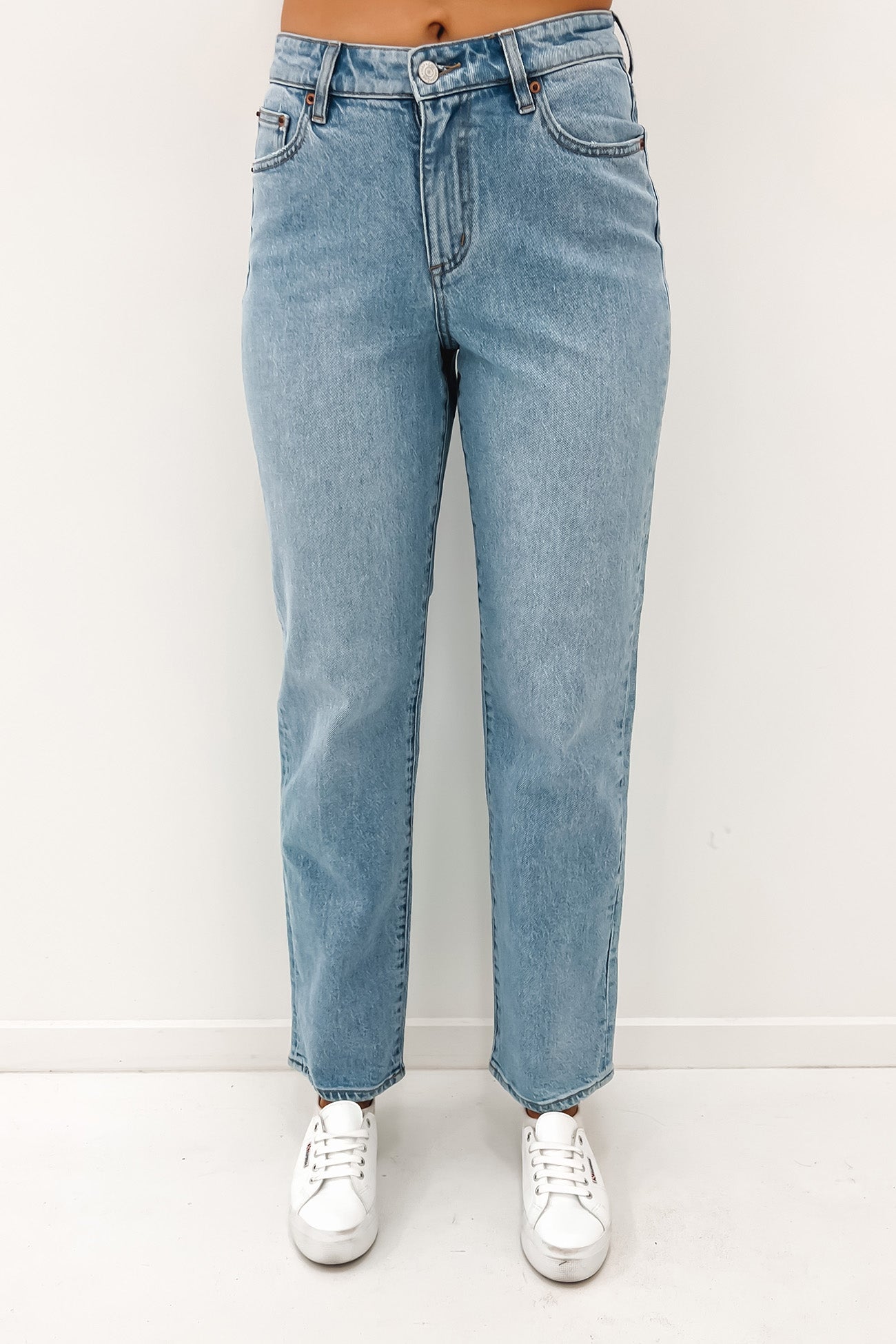 90s Mid Straight Jean Spinoff Blue