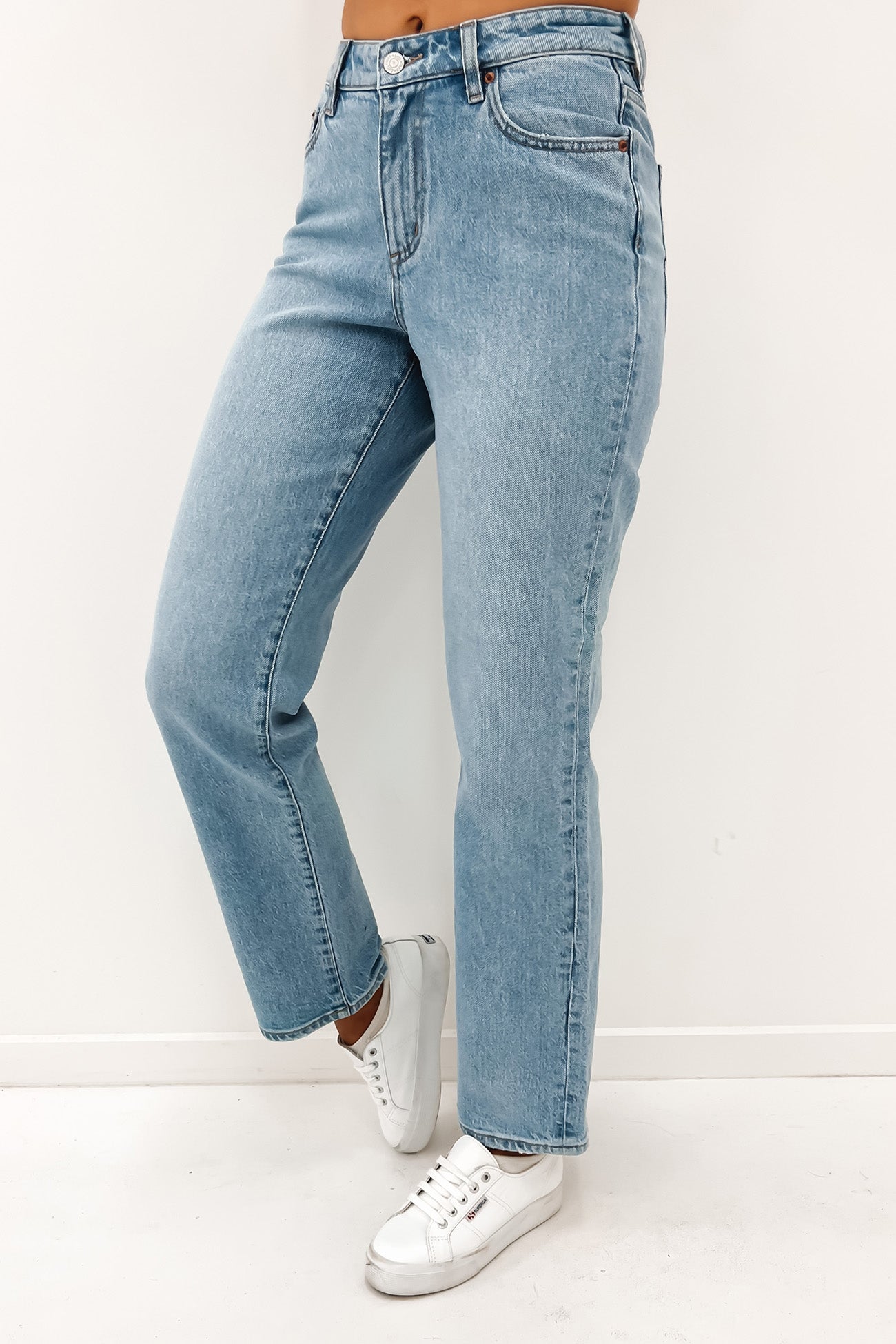 90s Mid Straight Jean Spinoff Blue