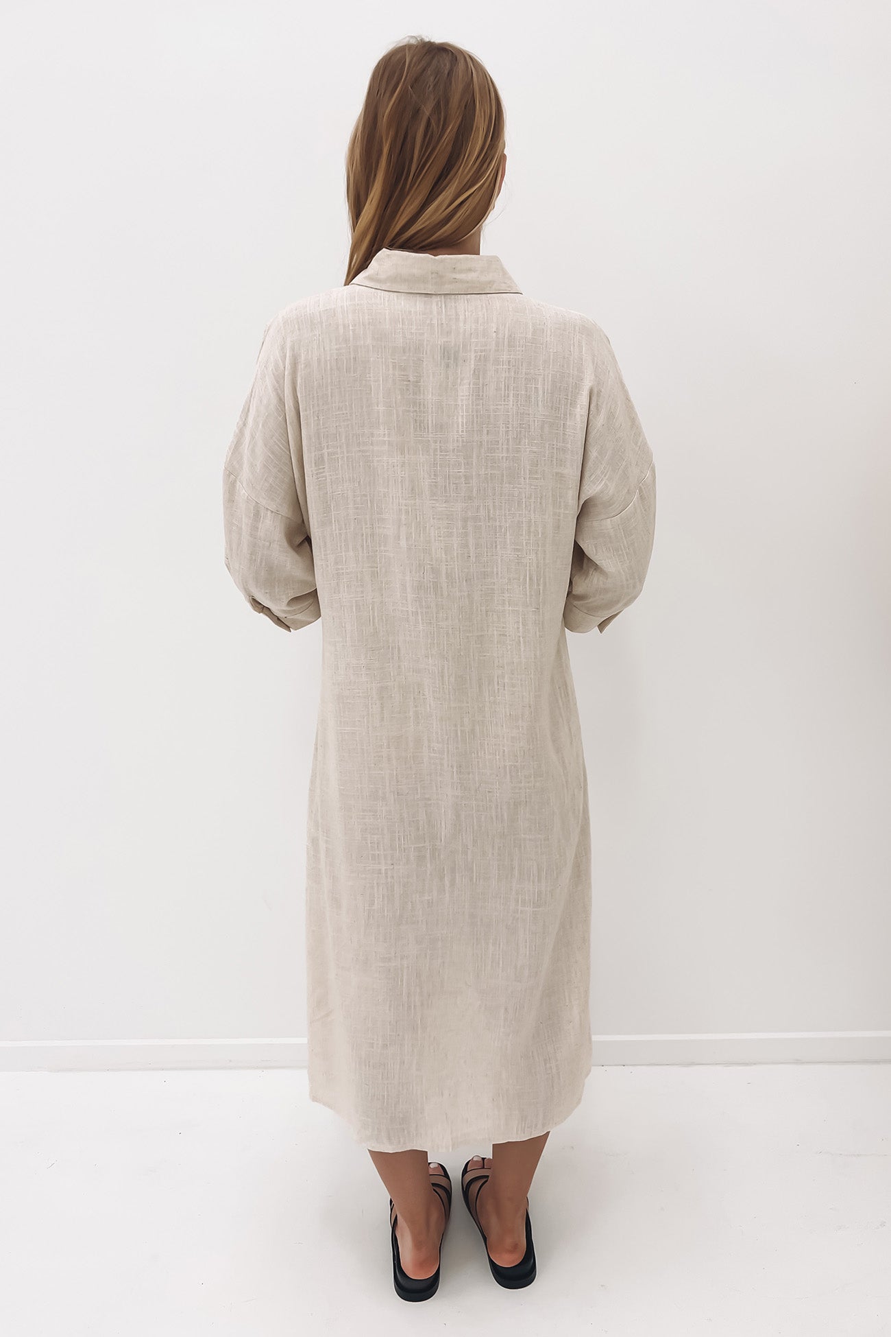 Abra Midi Dress Oatmeal