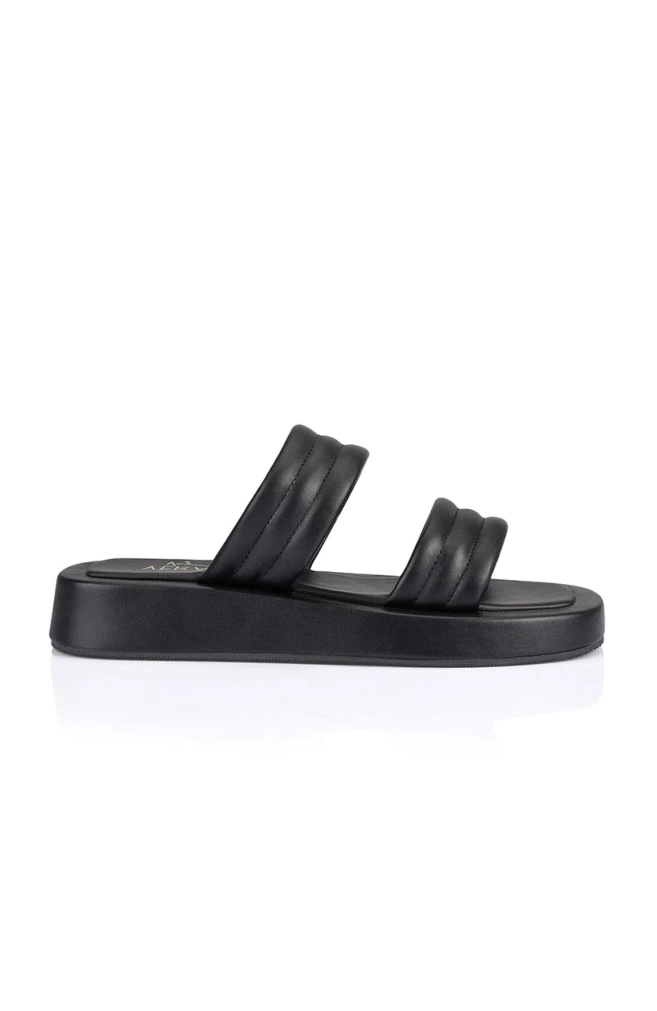 Boss Flatform Slides Black Smooth