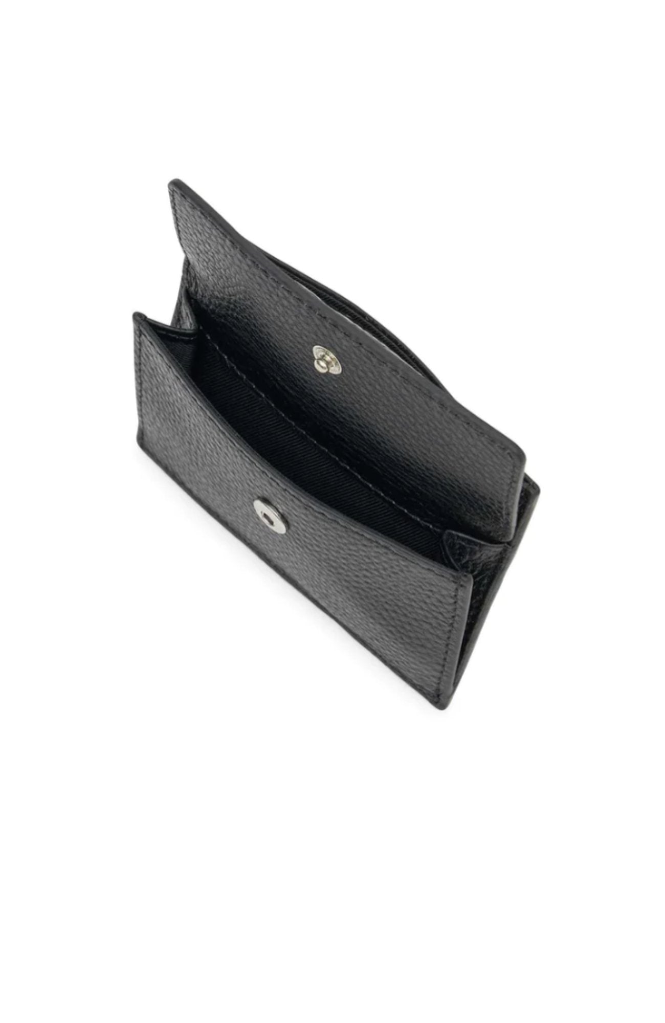 The Kelly Wallet Black Silver