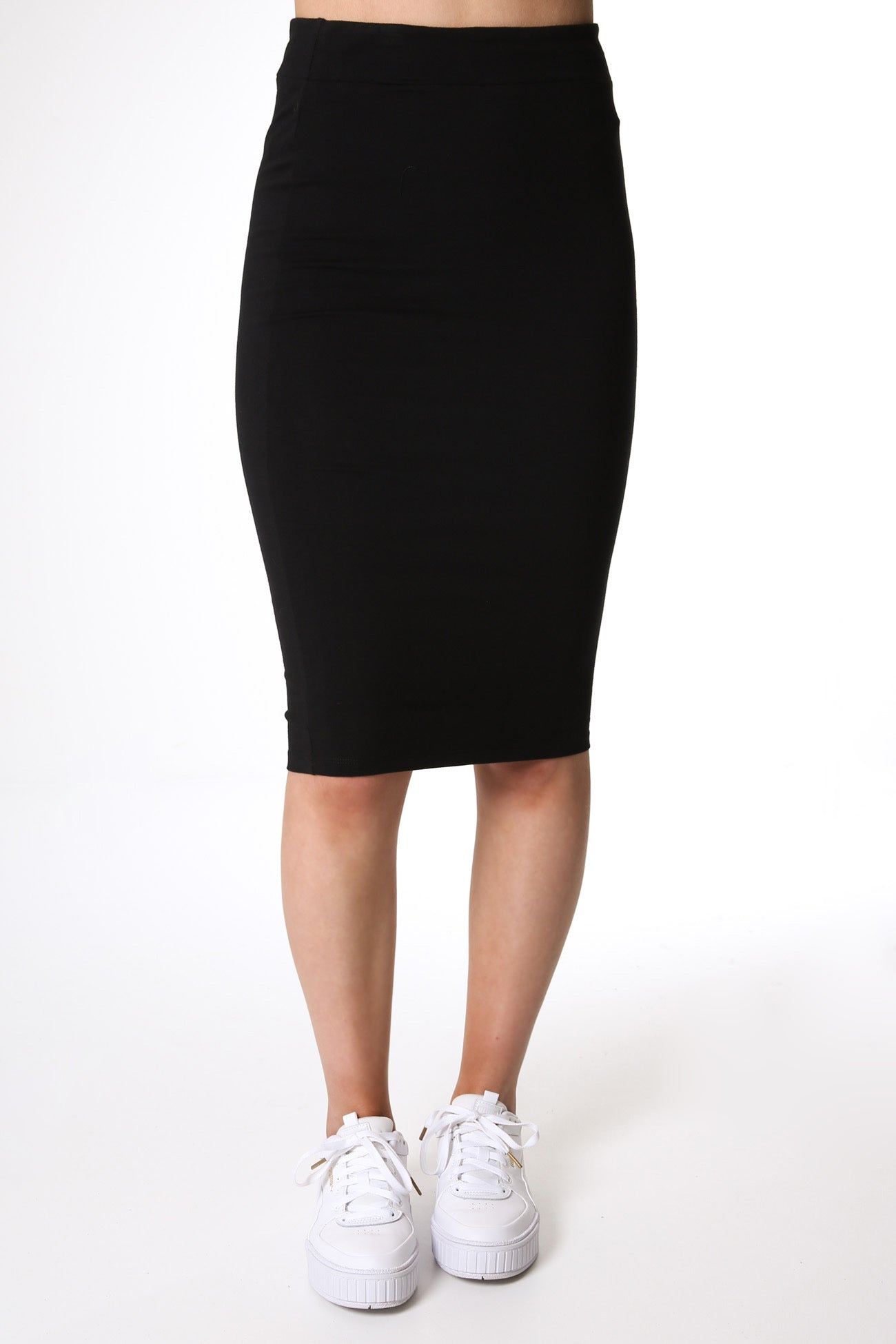 Alicia Midi Skirt Black