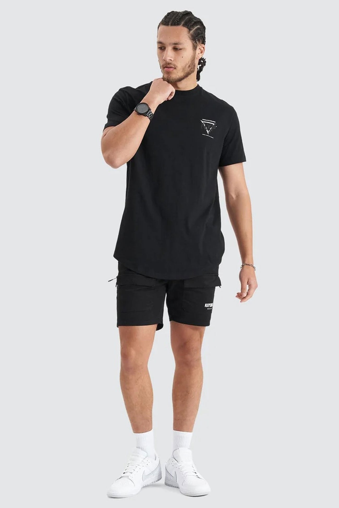 Alliance Dual Curved Tee Jet Black