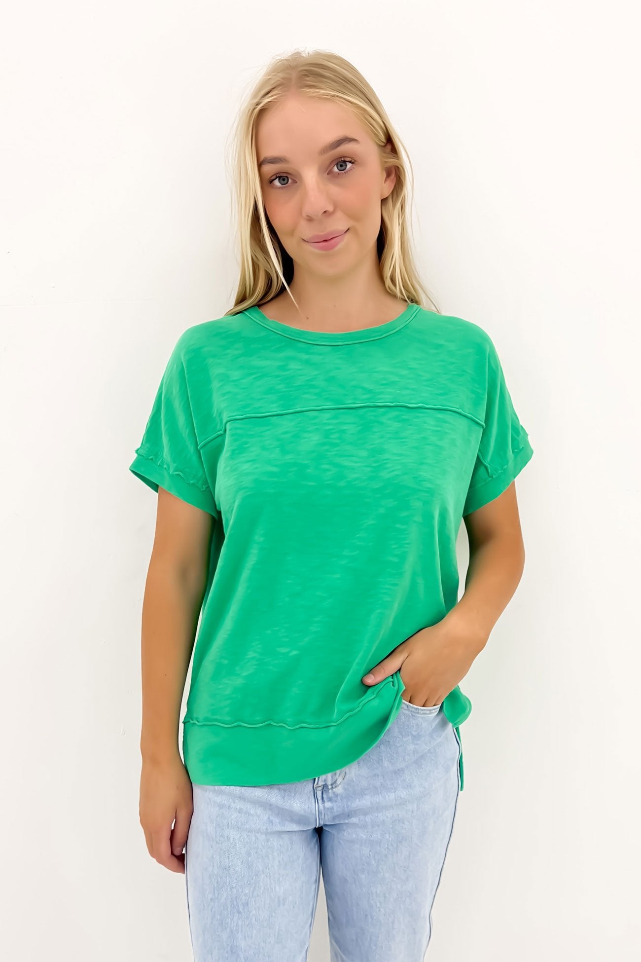 Allison Tee Bright Green