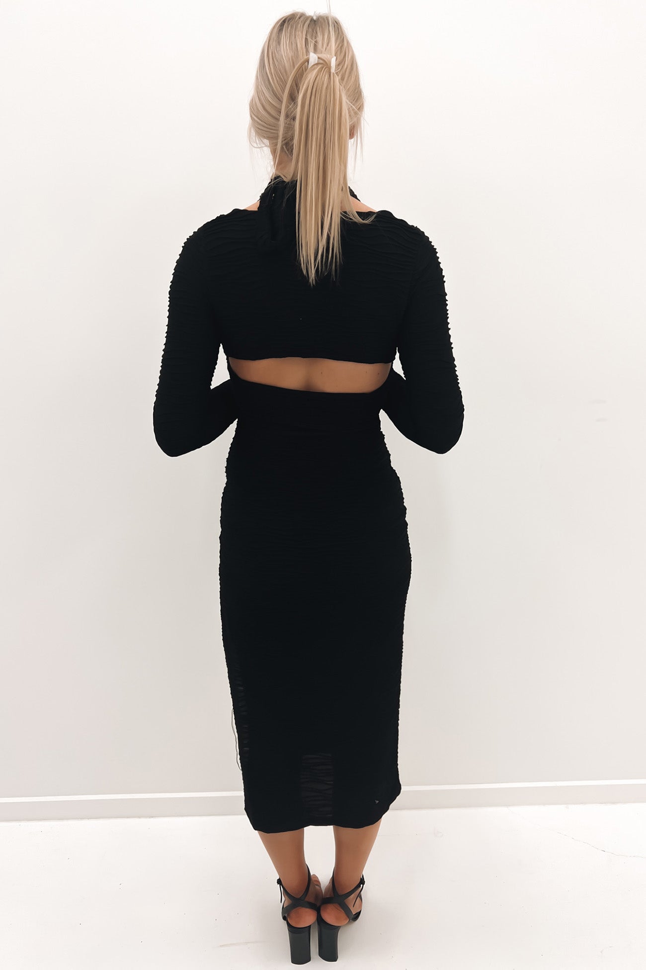 Allyson Midi Dress Black