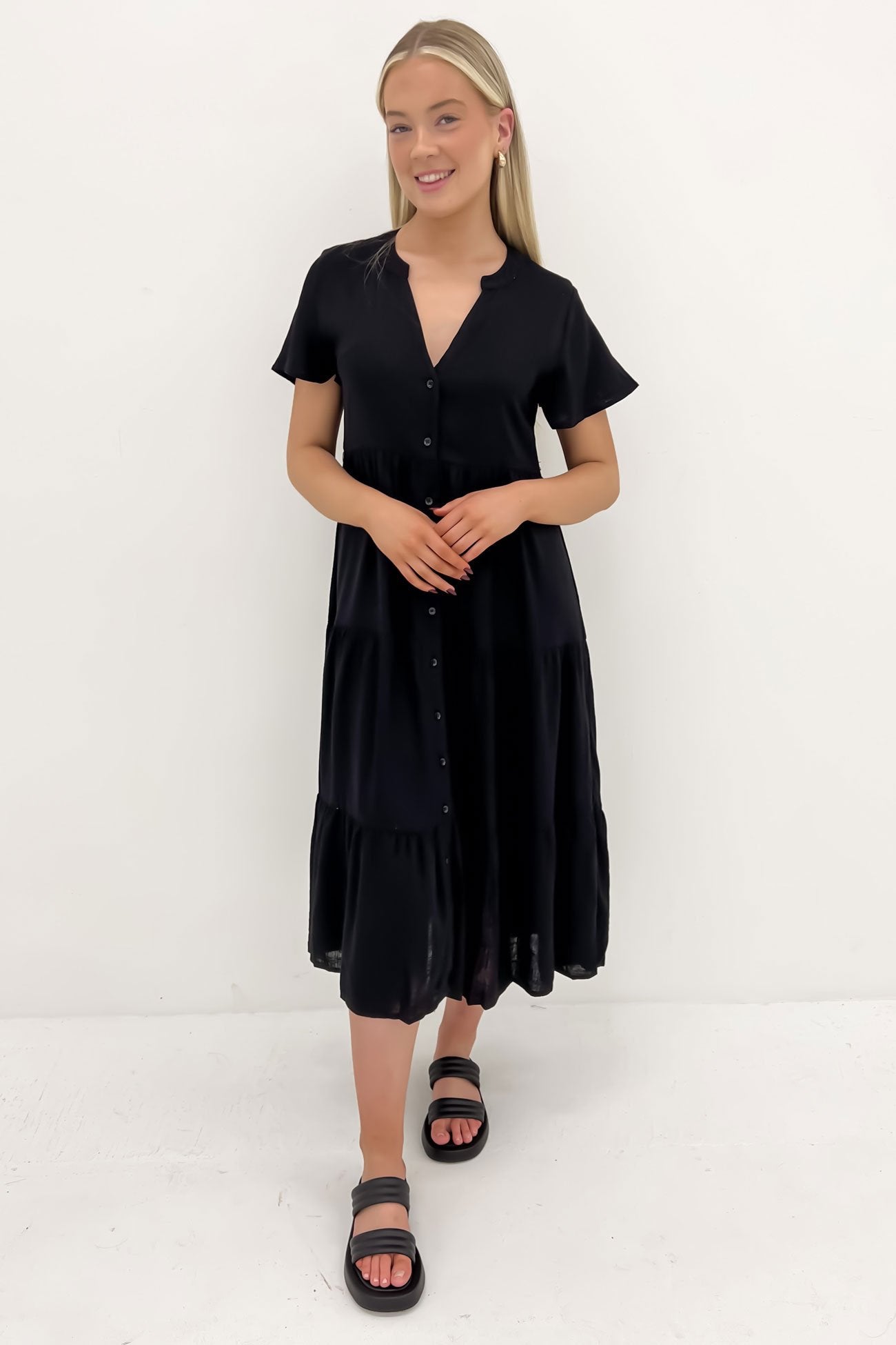 Alorah Midi Dress Black