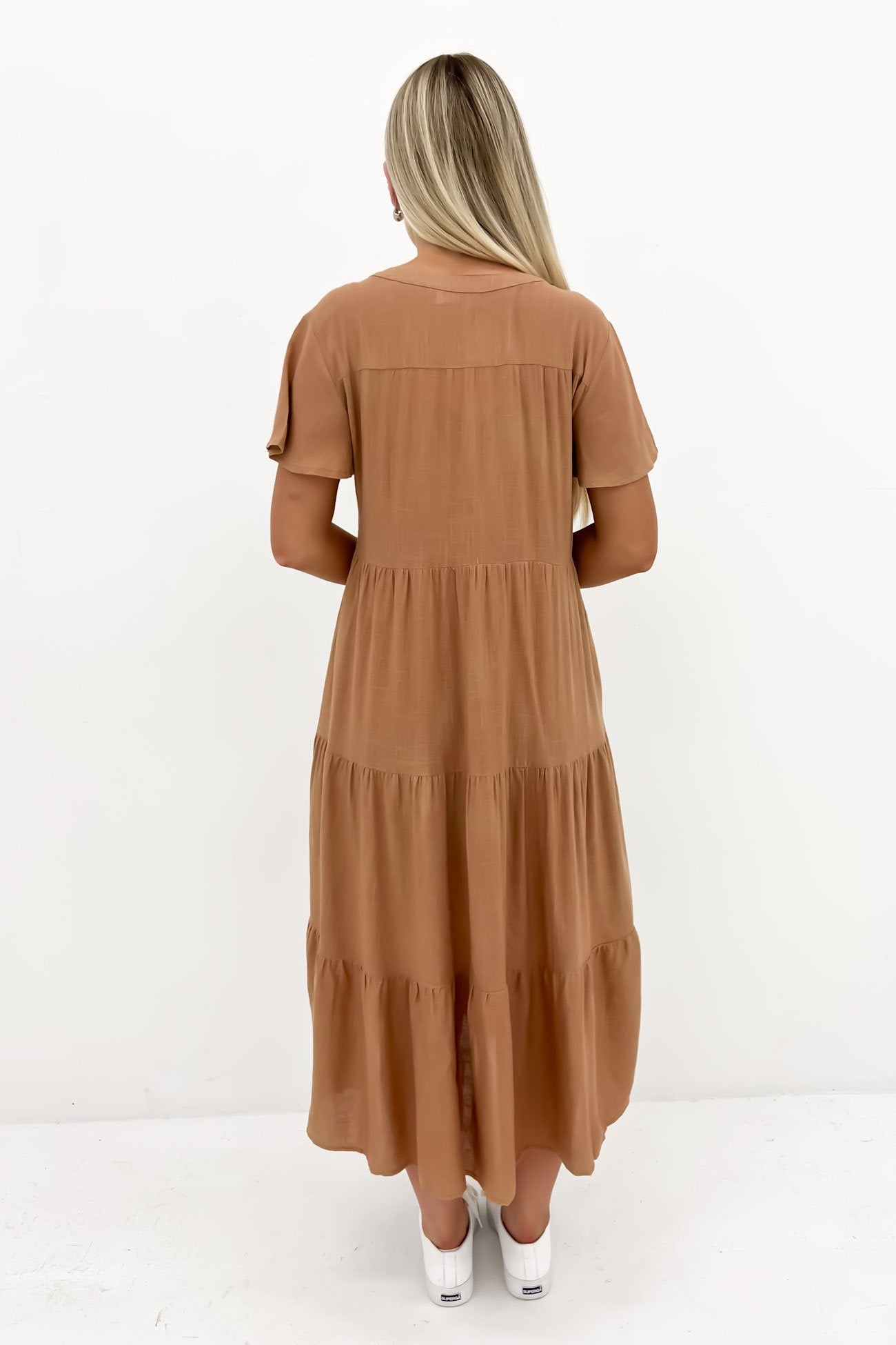 Alorah Midi Dress Coffee