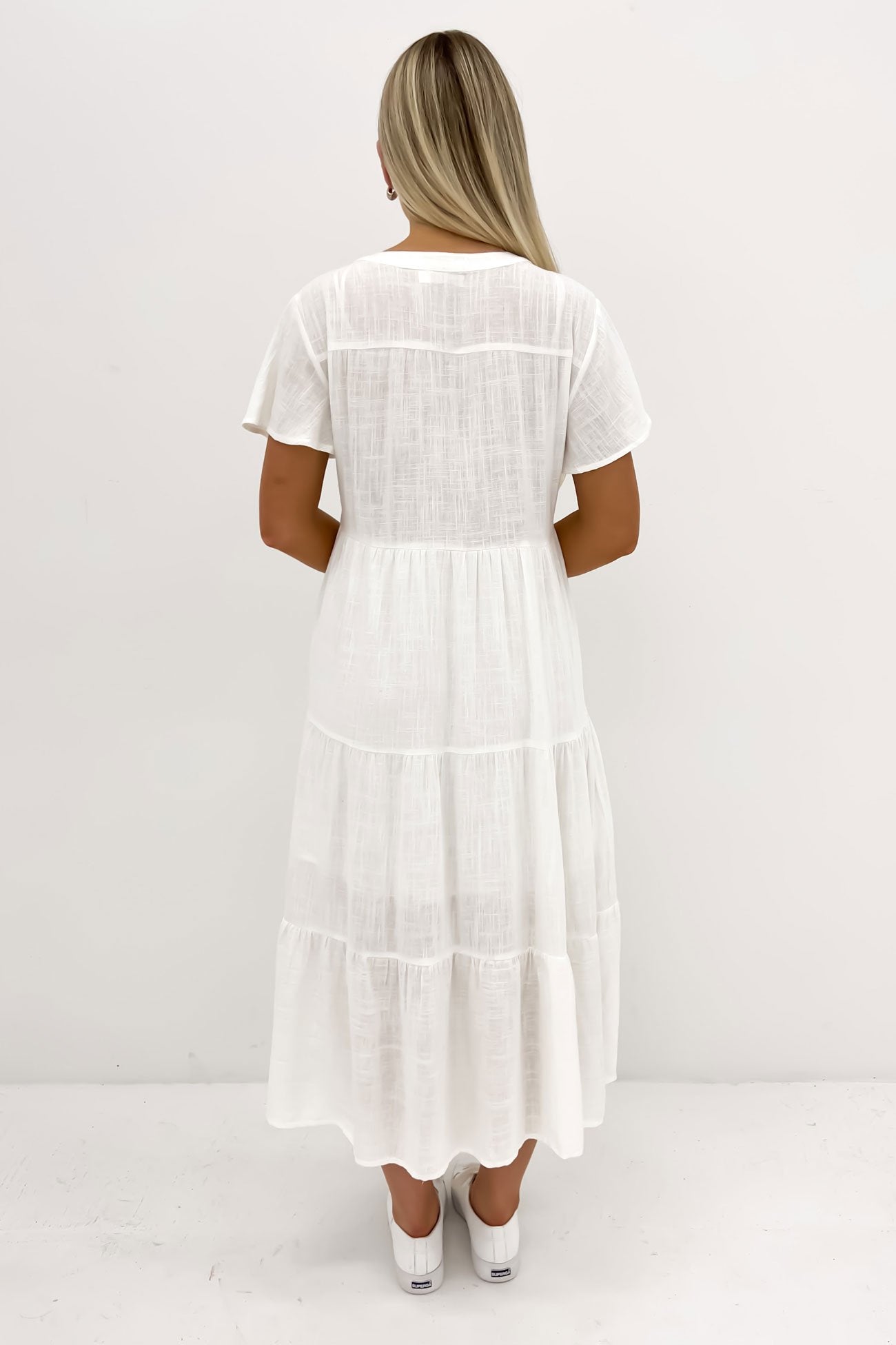 Alorah Midi Dress White