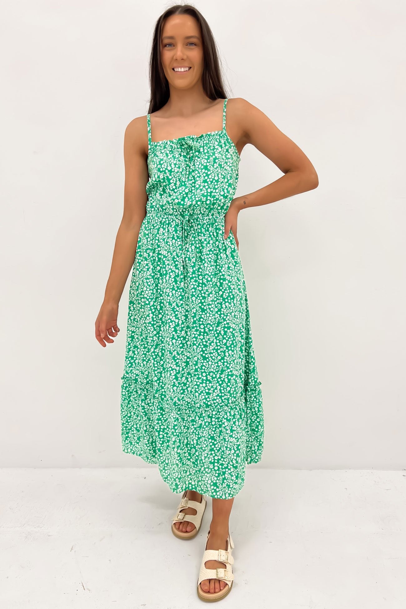 Amalfi Maxi Dress Green