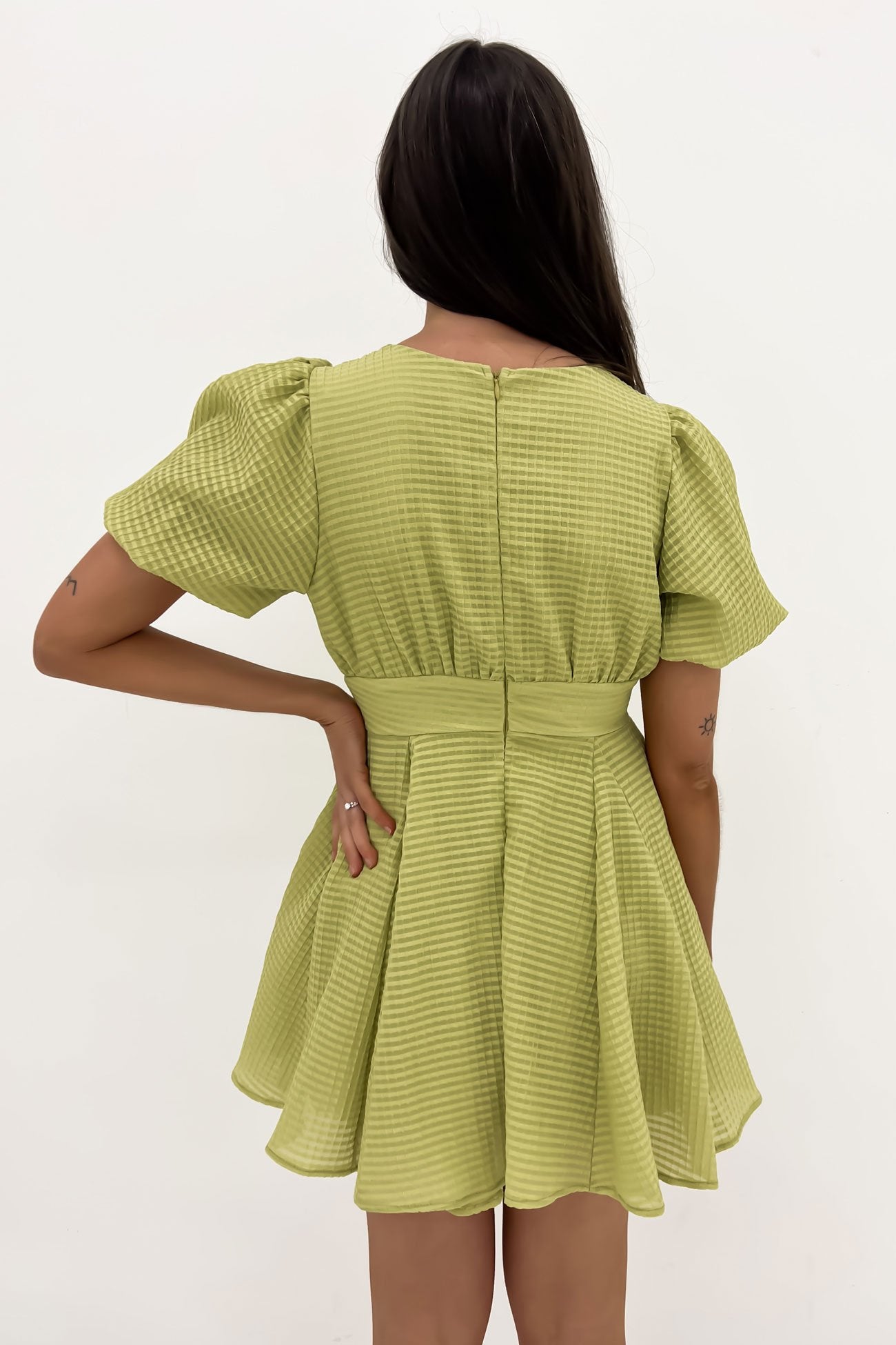 Amanda Mini Dress Green