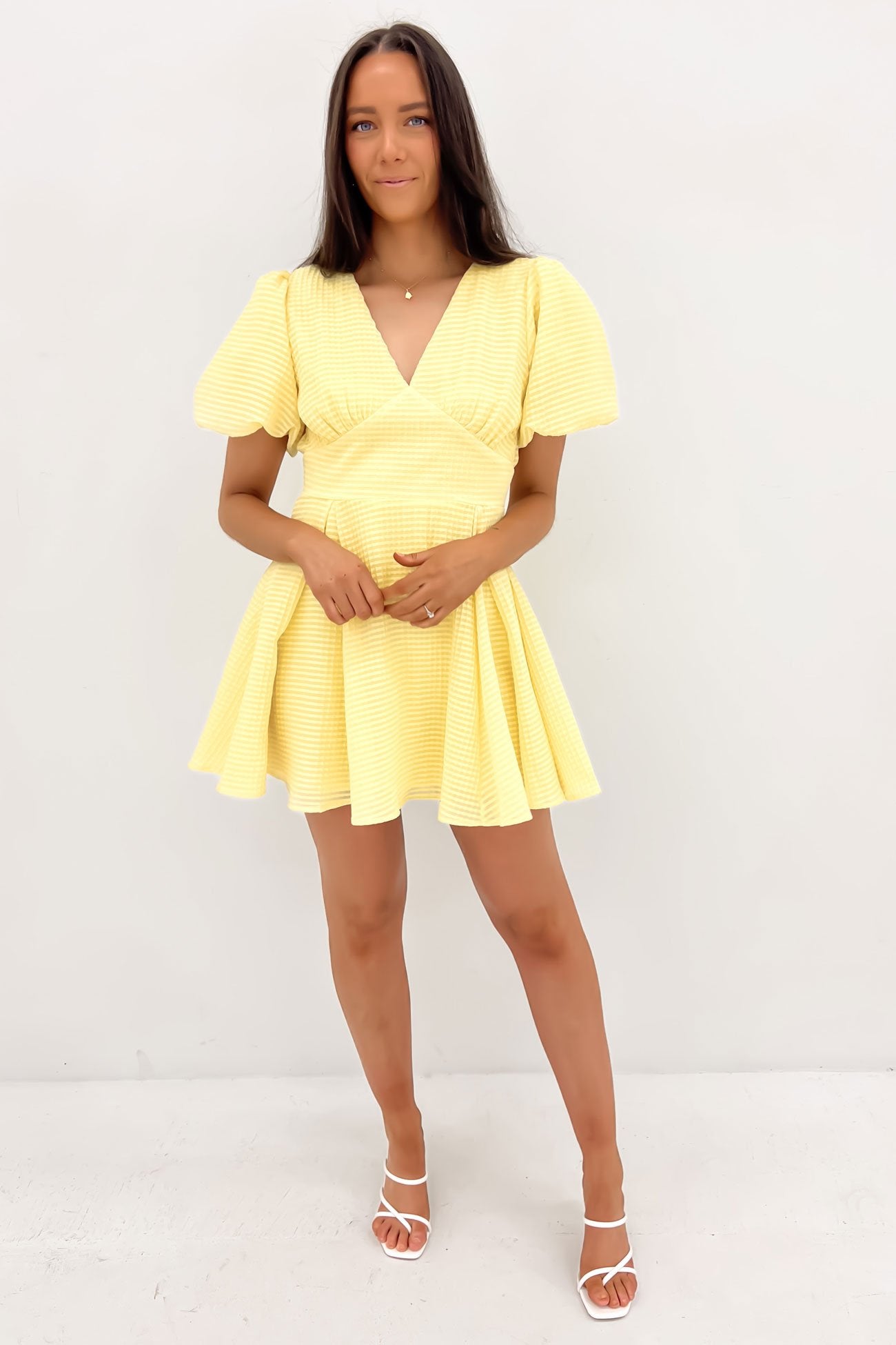 Amanda Mini Dress Yellow