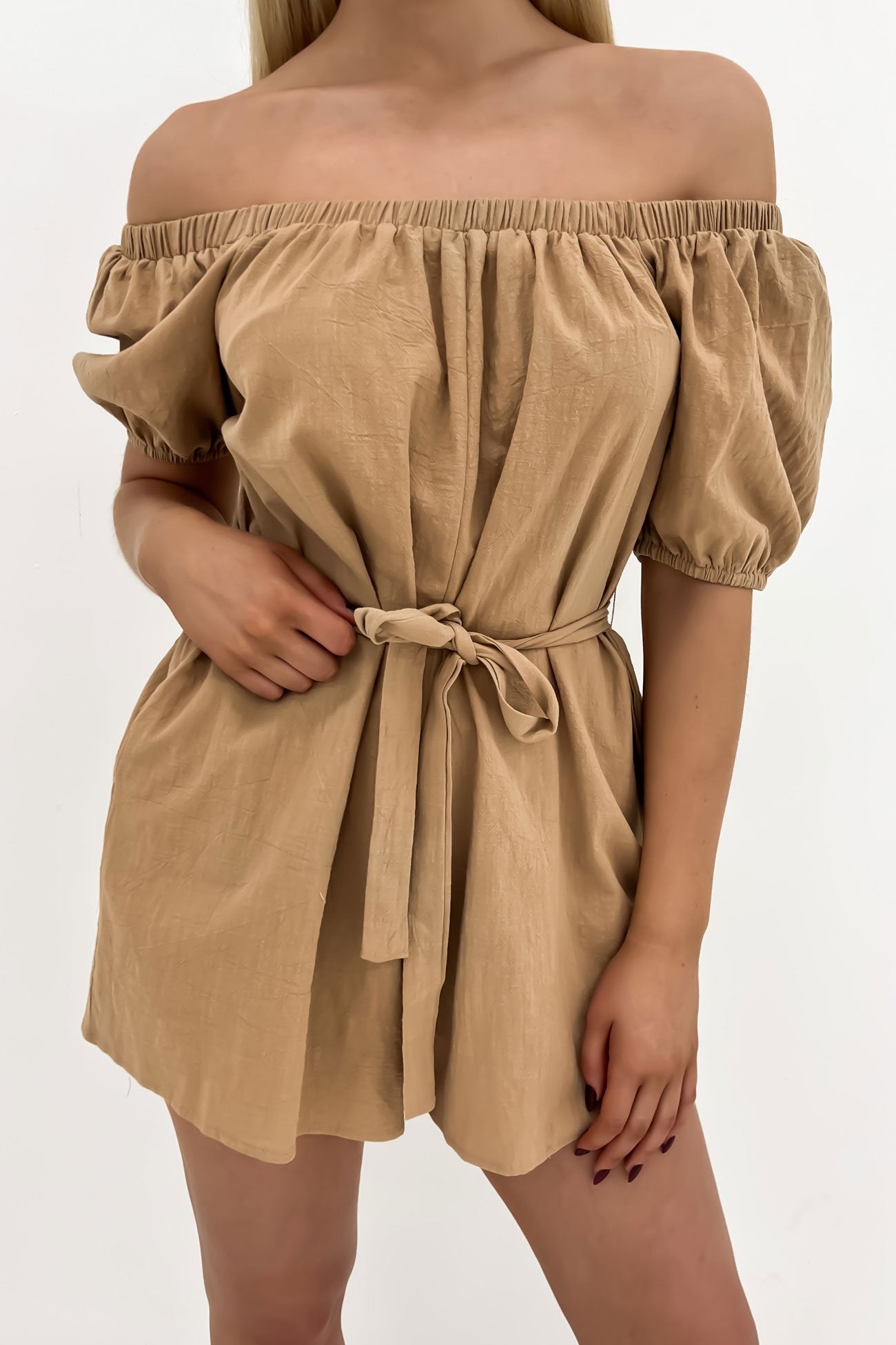 Amayah Playsuit Brown