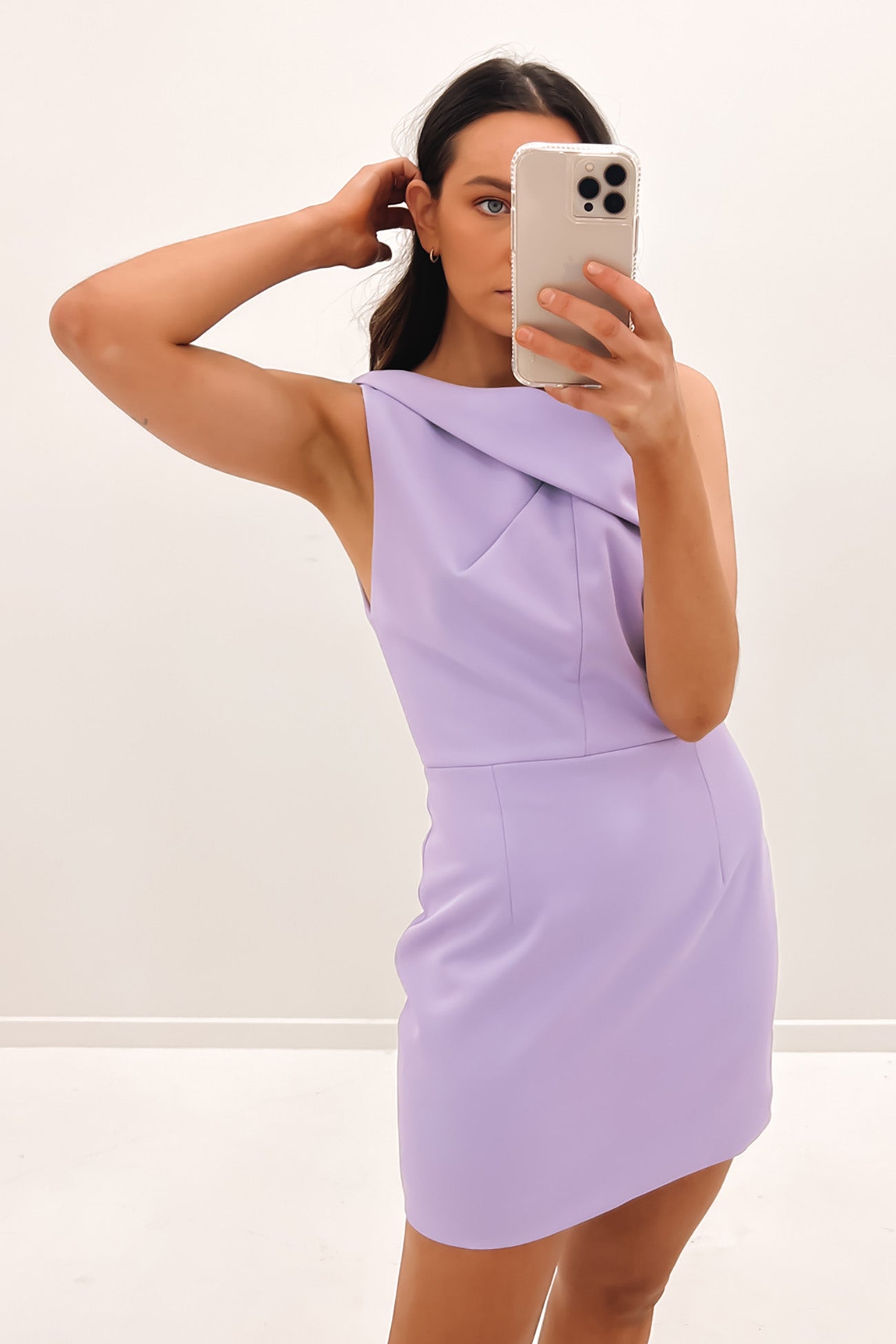 Amberlight Mini Dress Lilac