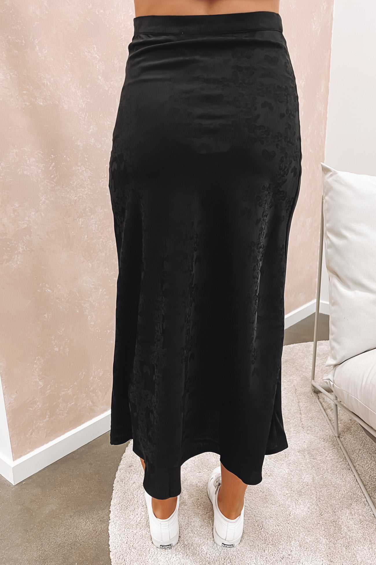 Anita Midi Skirt Black