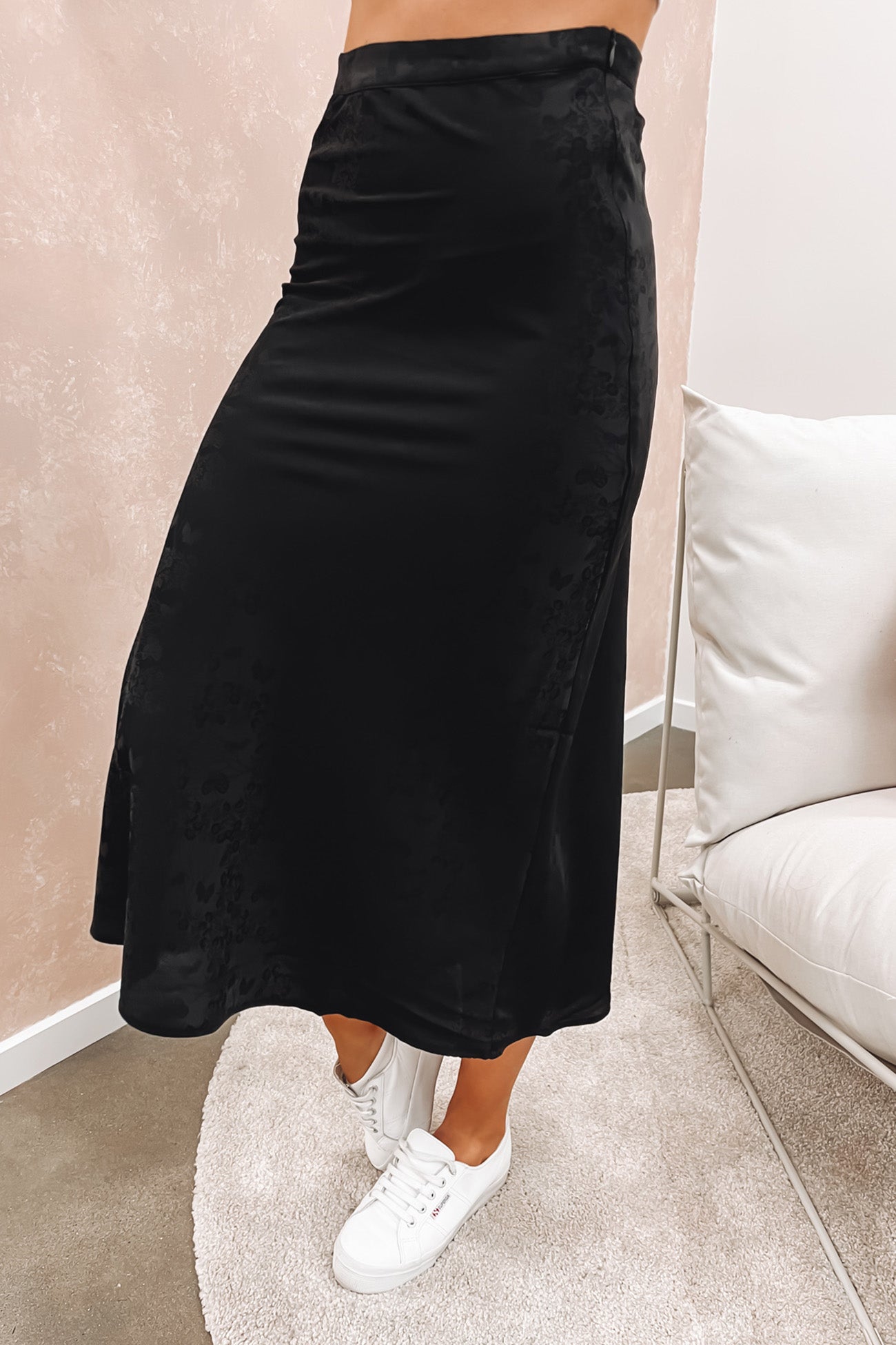 Anita Midi Skirt Black