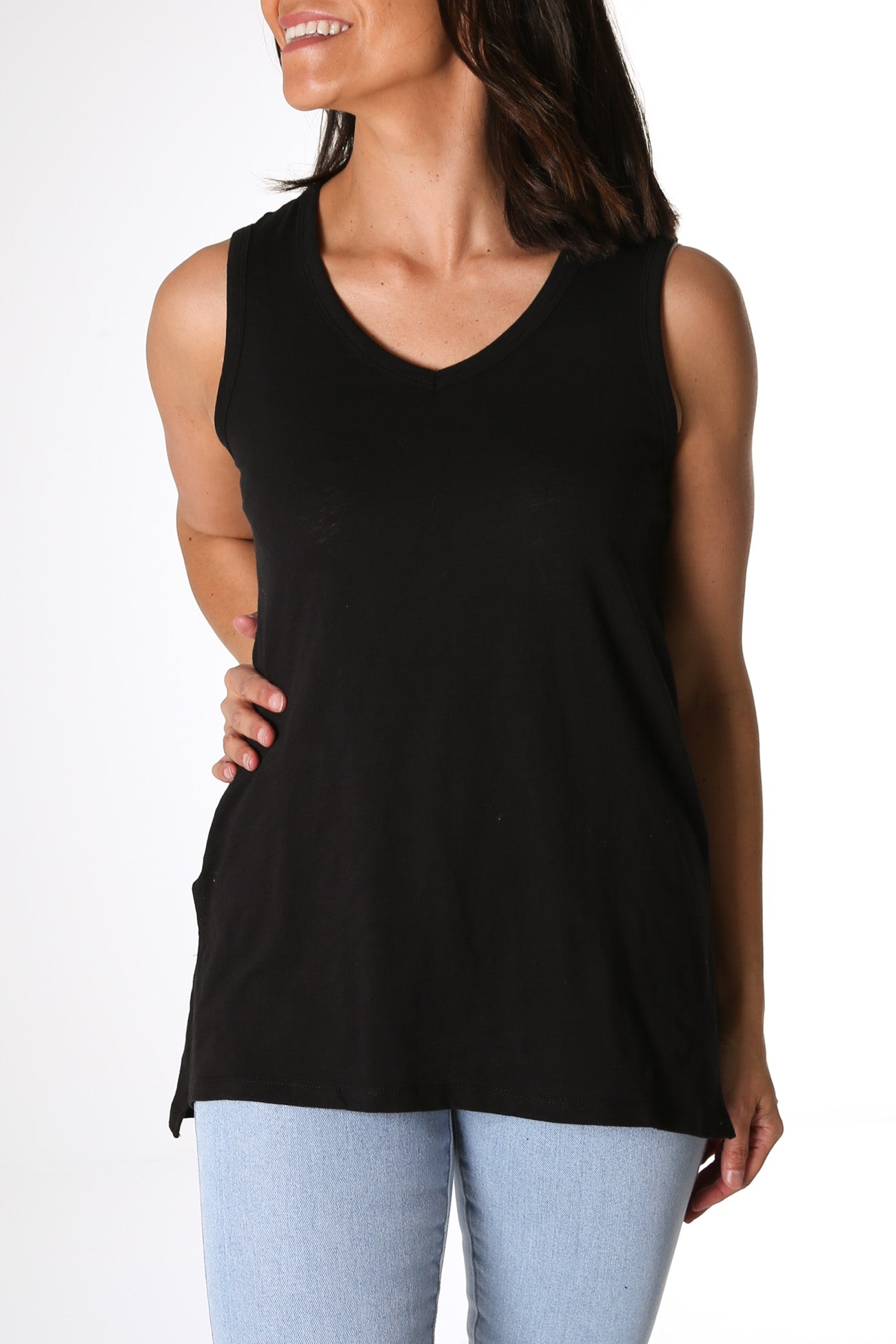 Audrey Tank Black