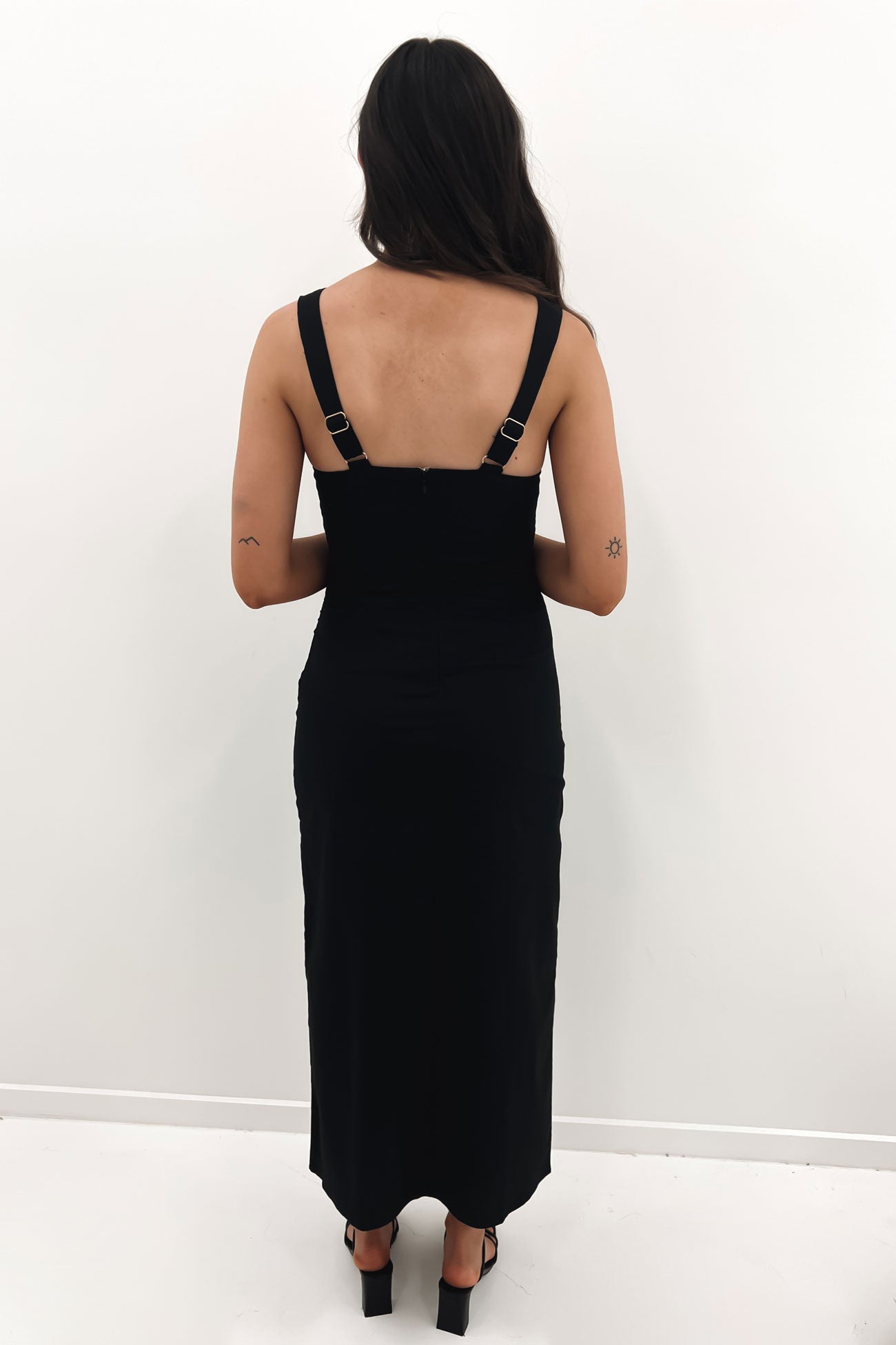 Auli Midi Dress Black