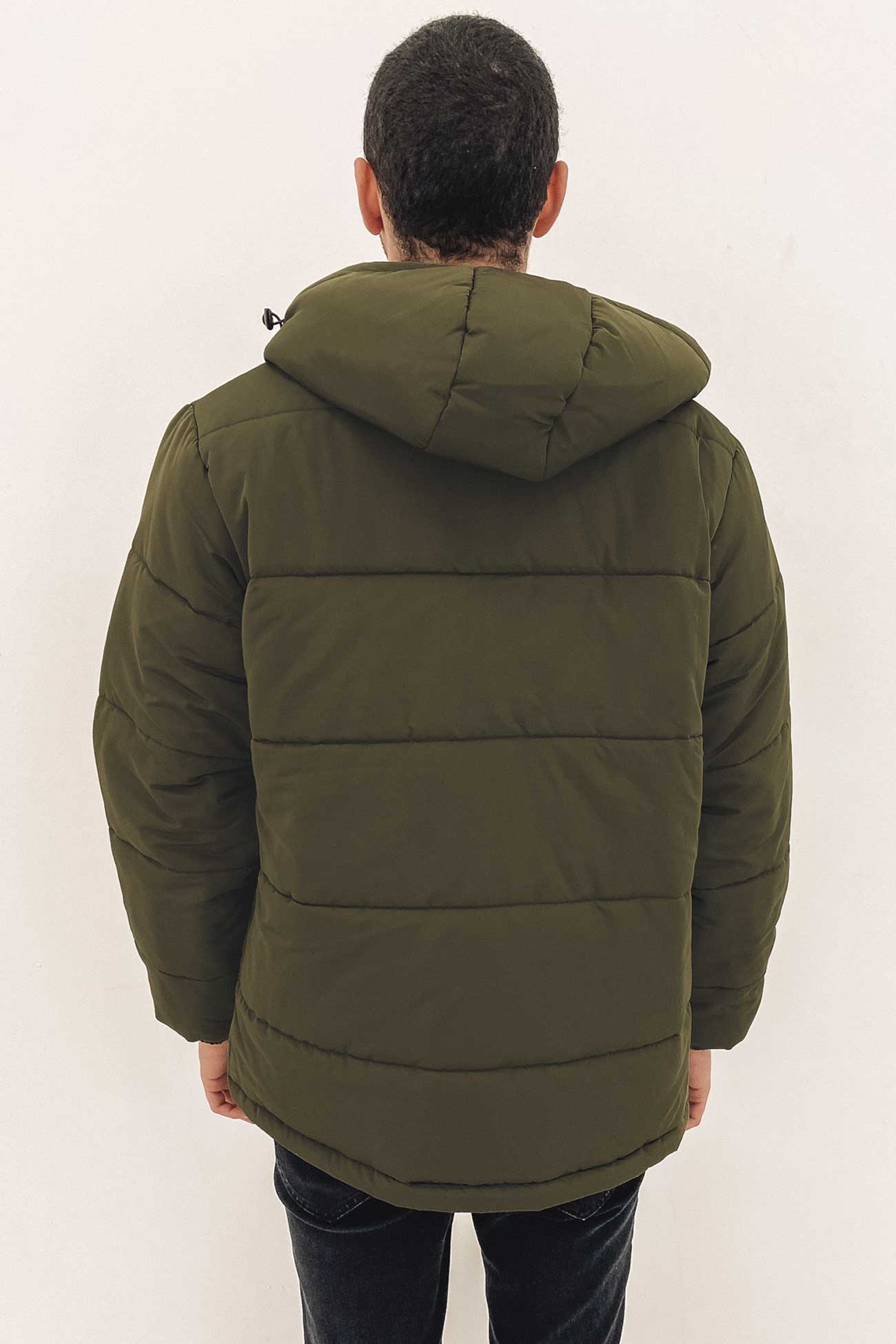 Aurora Hooded Puffa Jacket Flight Green