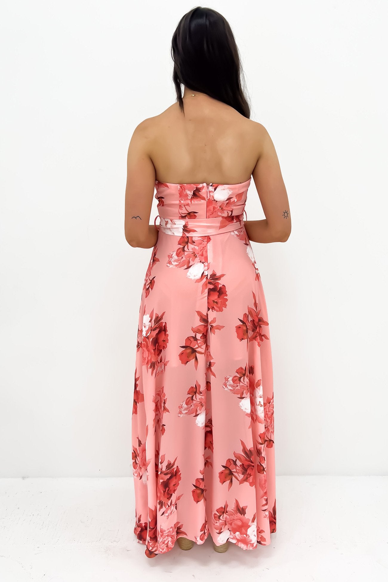 Aurora Maxi Dress Pink Floral