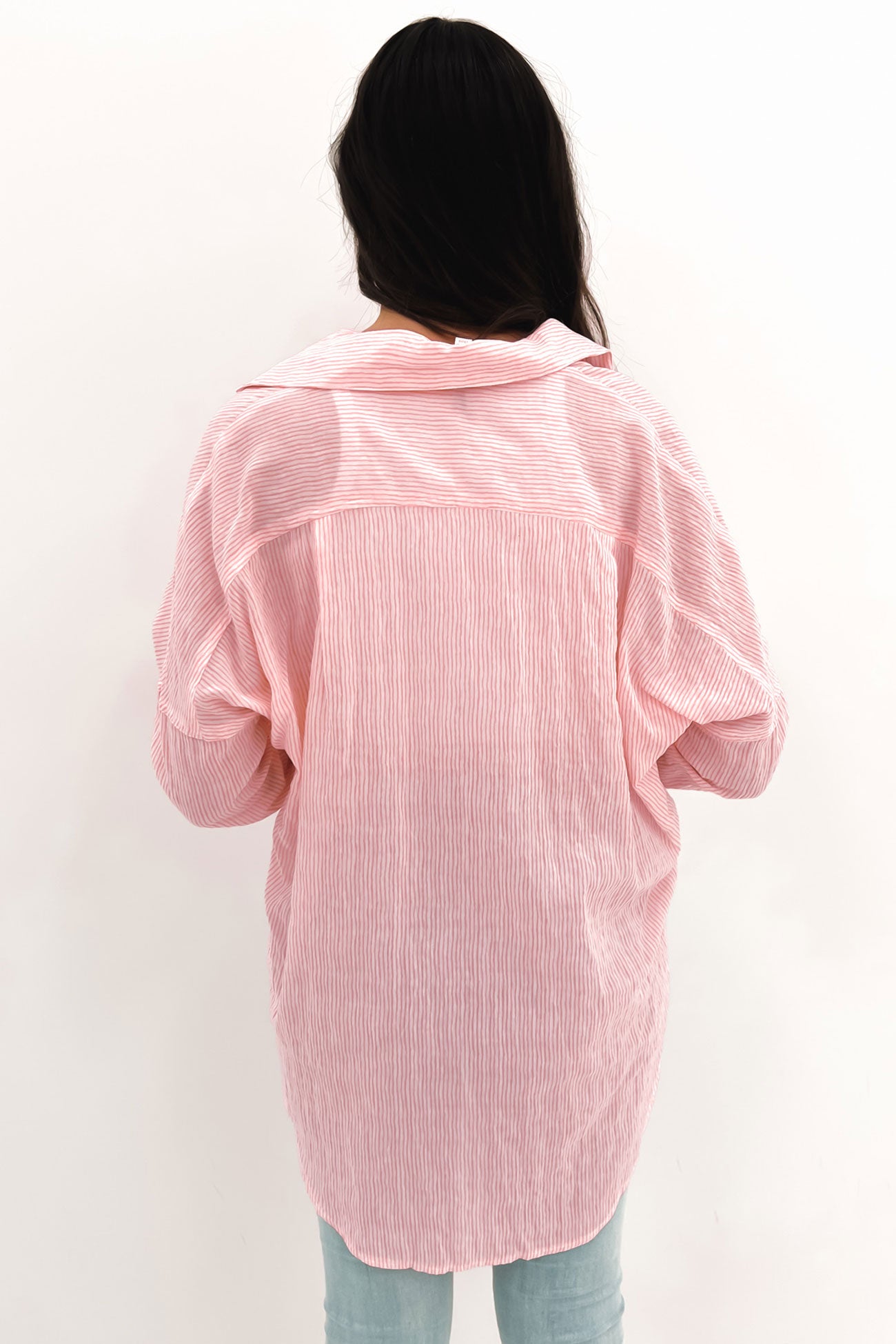 Ava Shirt Pink Stripe