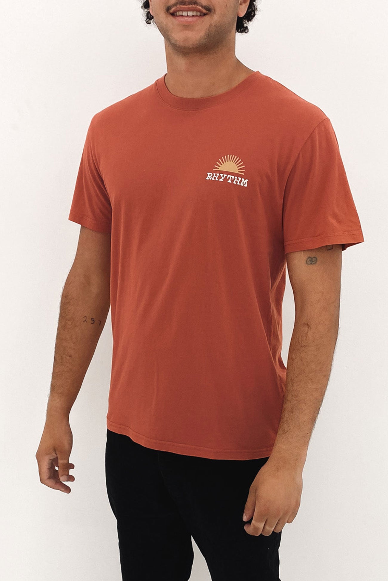 Awake Short Sleeve T-Shirt Rust