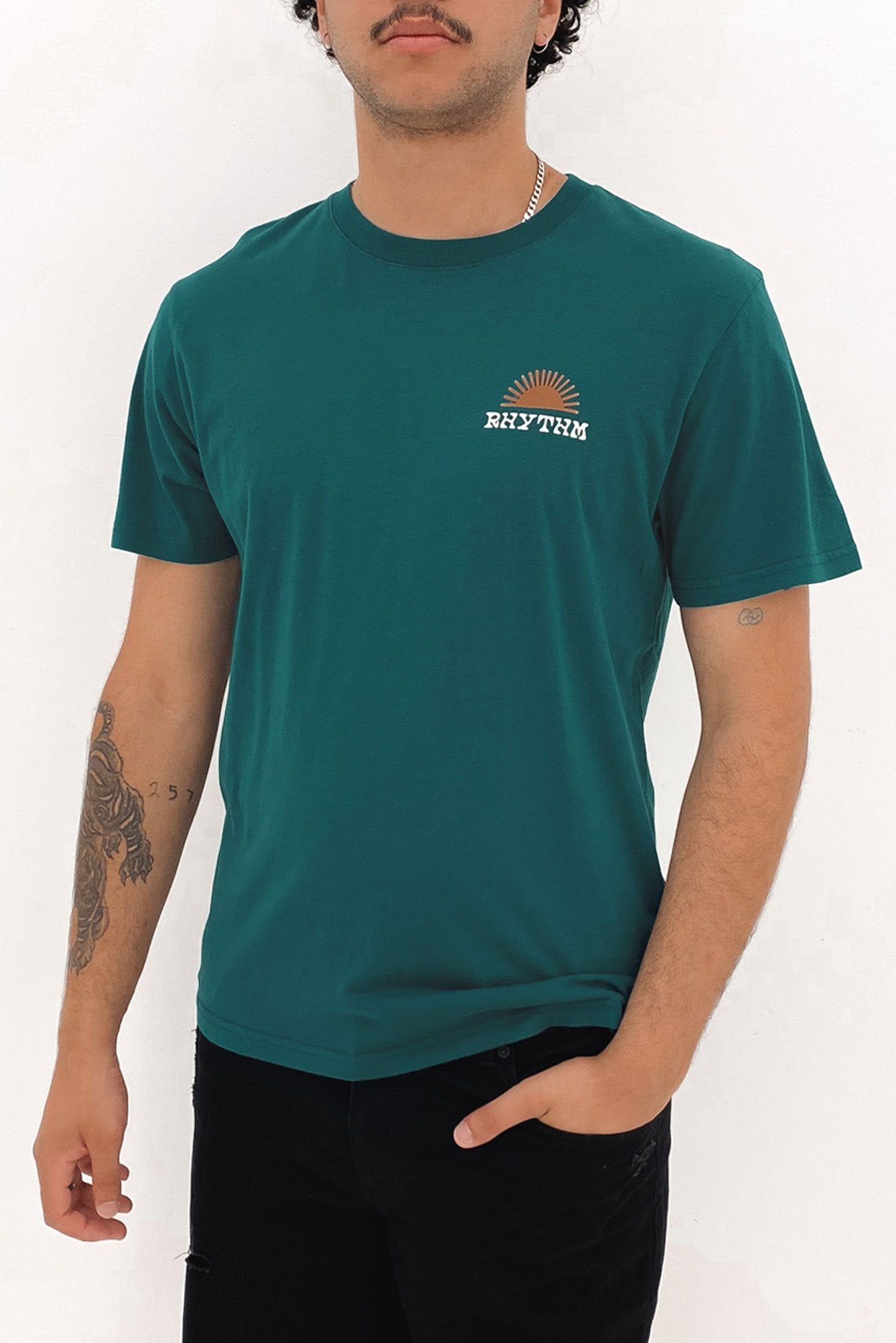 Awake Short Sleeve T-Shirt Teal