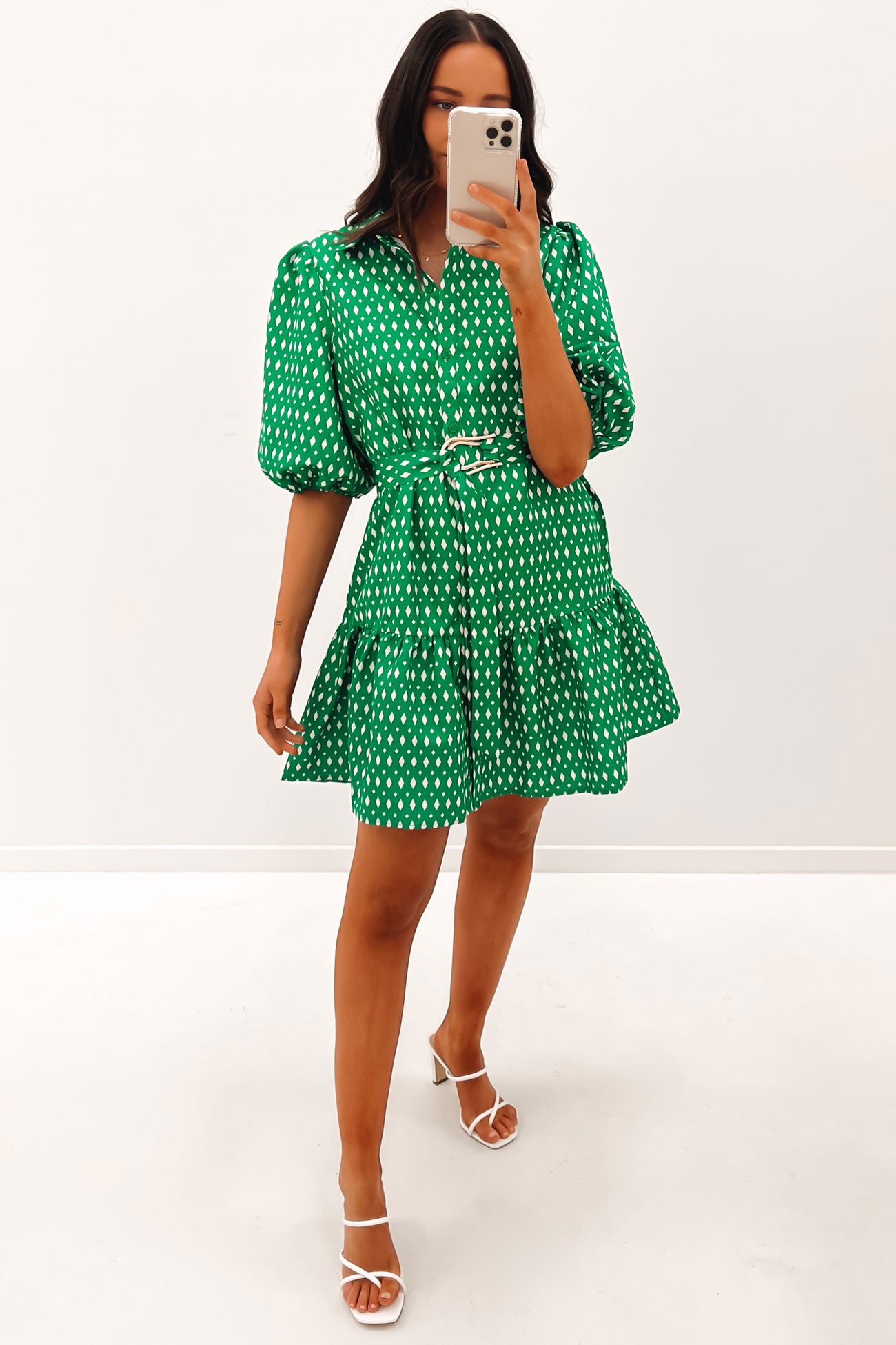 Ayden Mini Dress Green