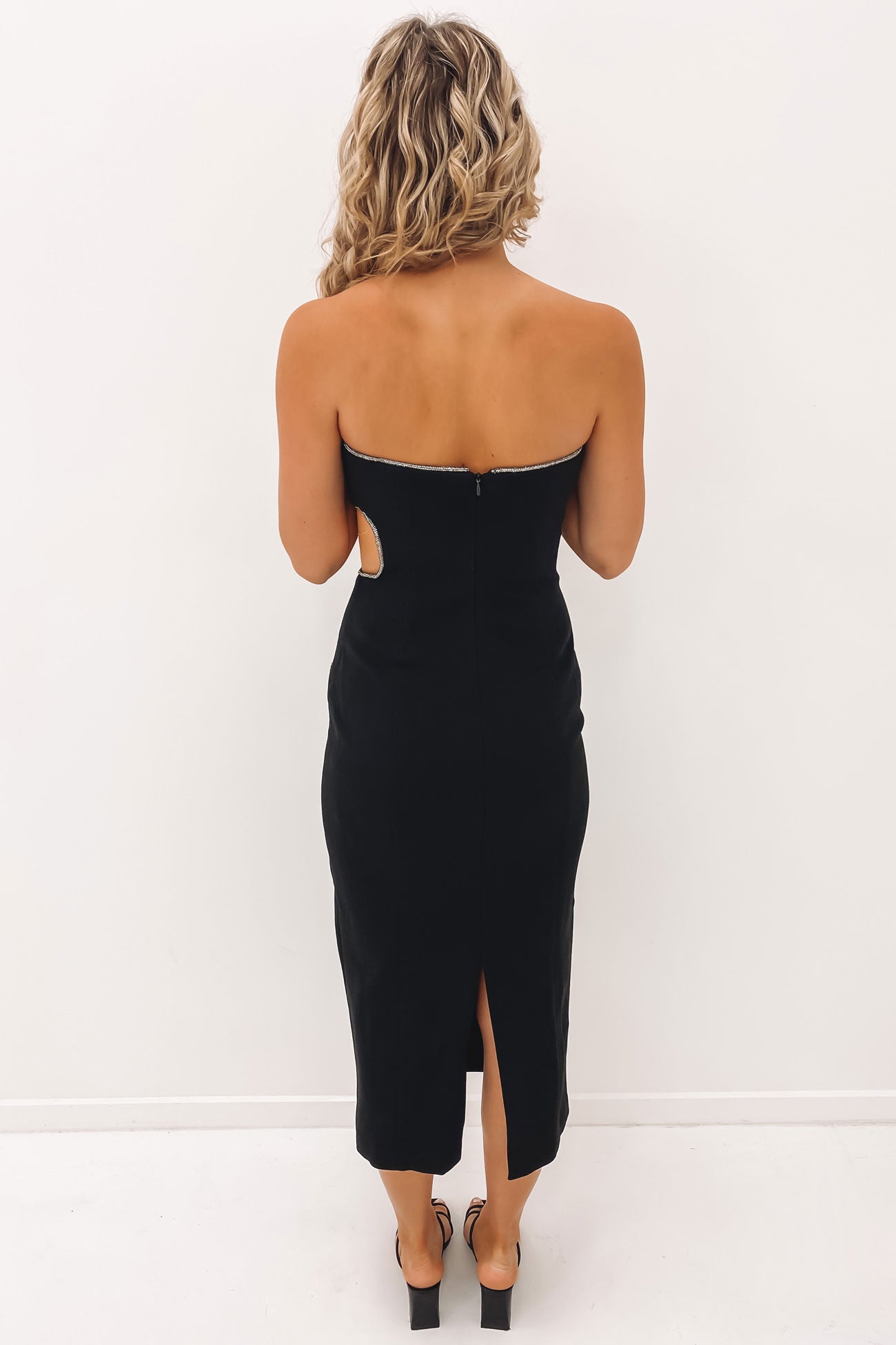 Azzurra Midi Dress Black