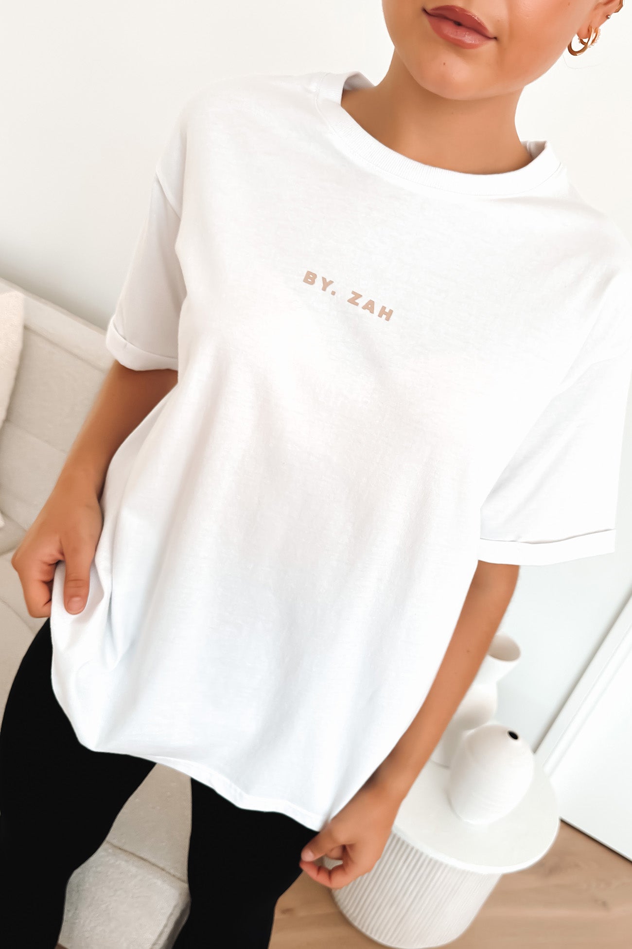 BZ Logo Tee White