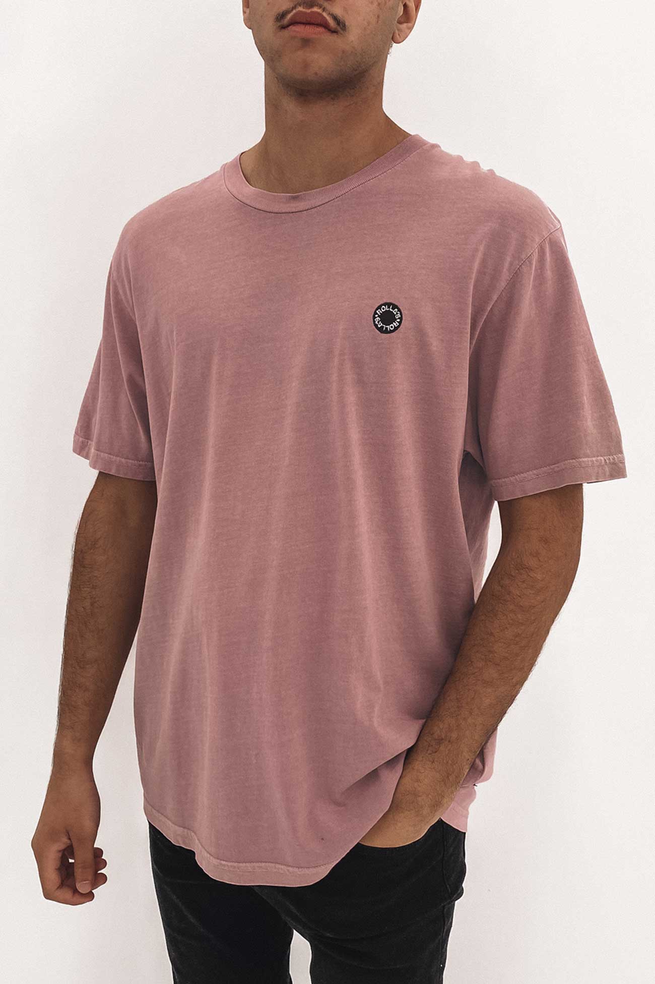 Badge Logo Tee Dusty Pink