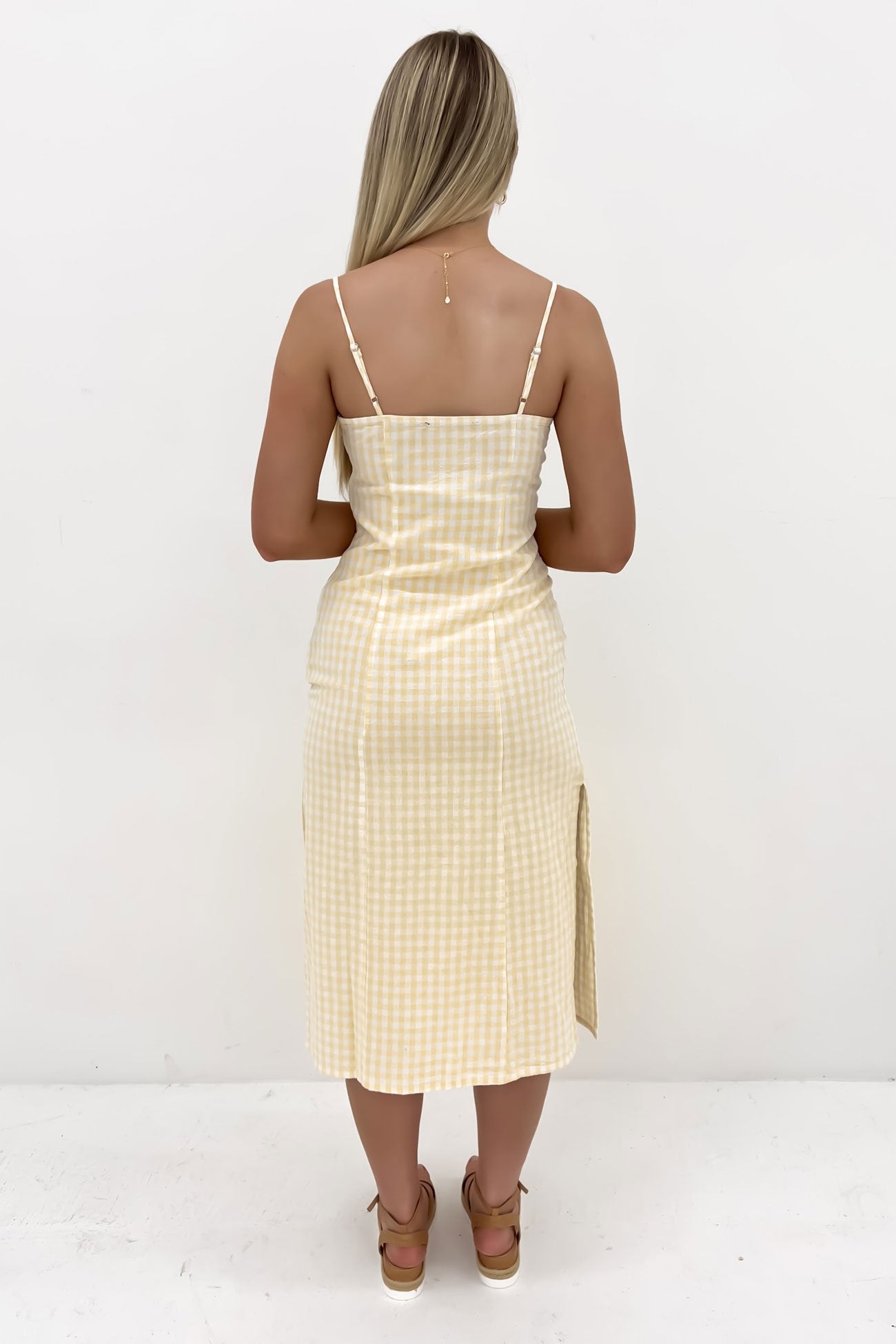 Bailey Midi Dress Lemon