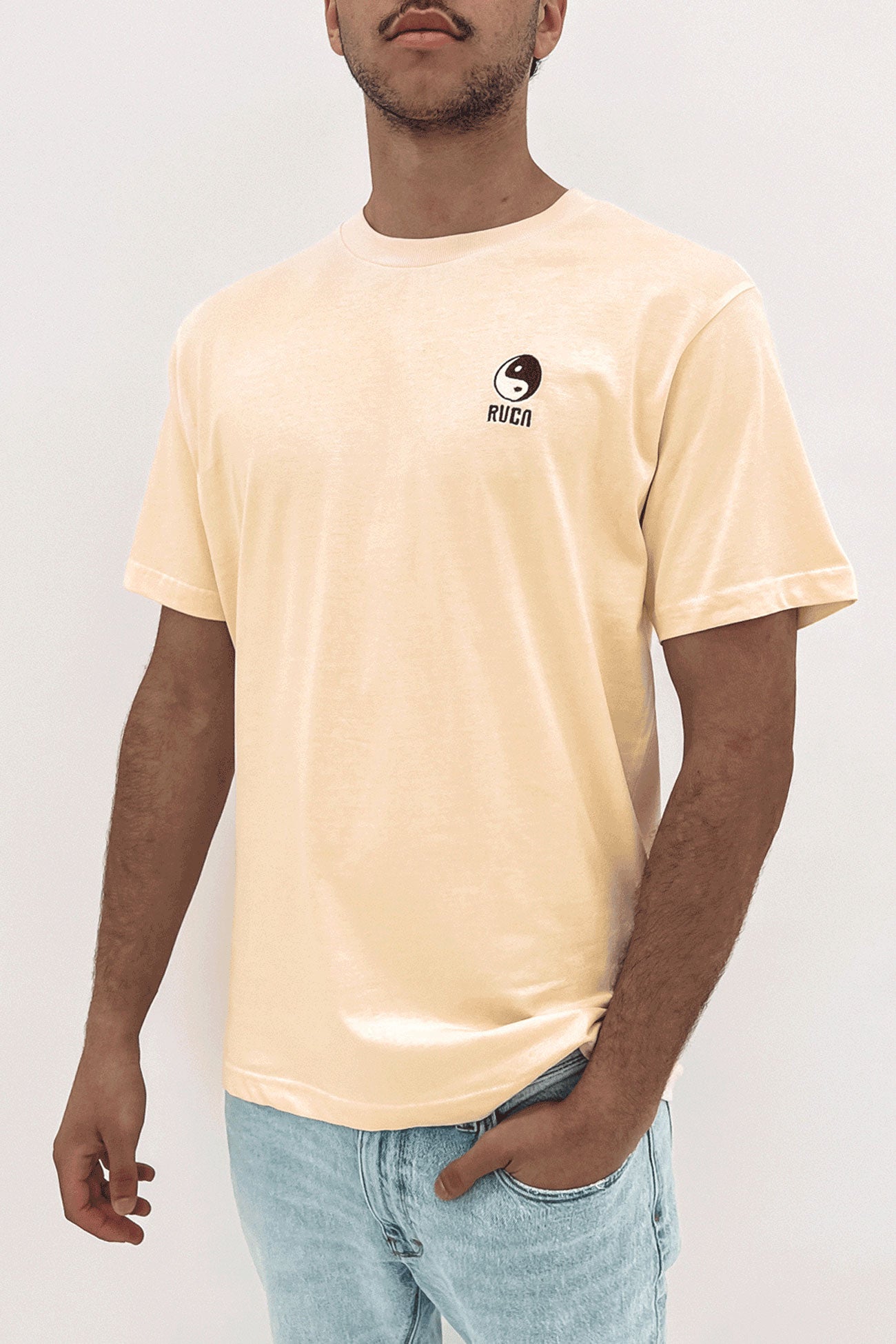 Balance Act Short Sleeve Tee Bleached