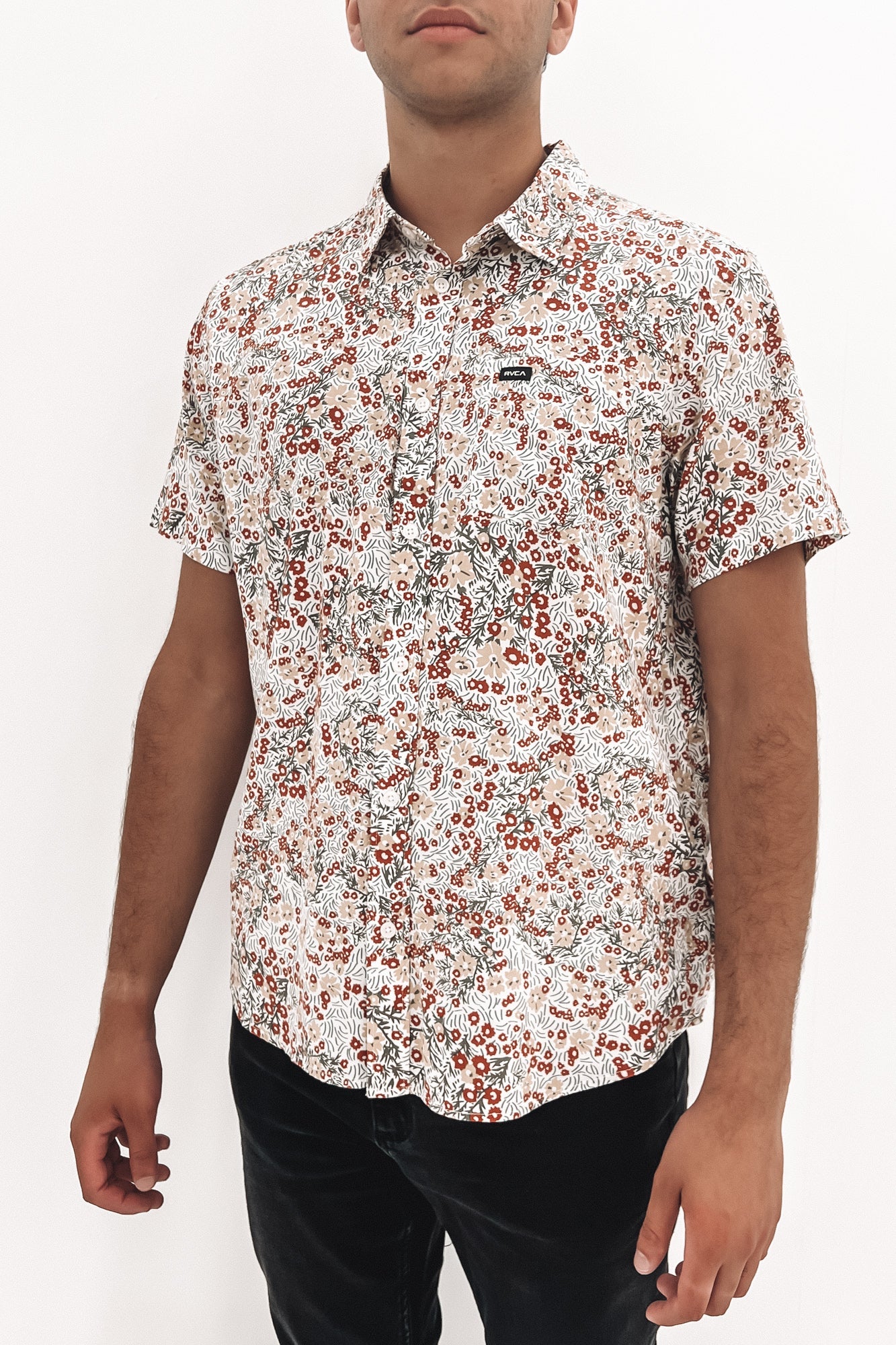 Baritone Short Sleeve Shirt Antique White