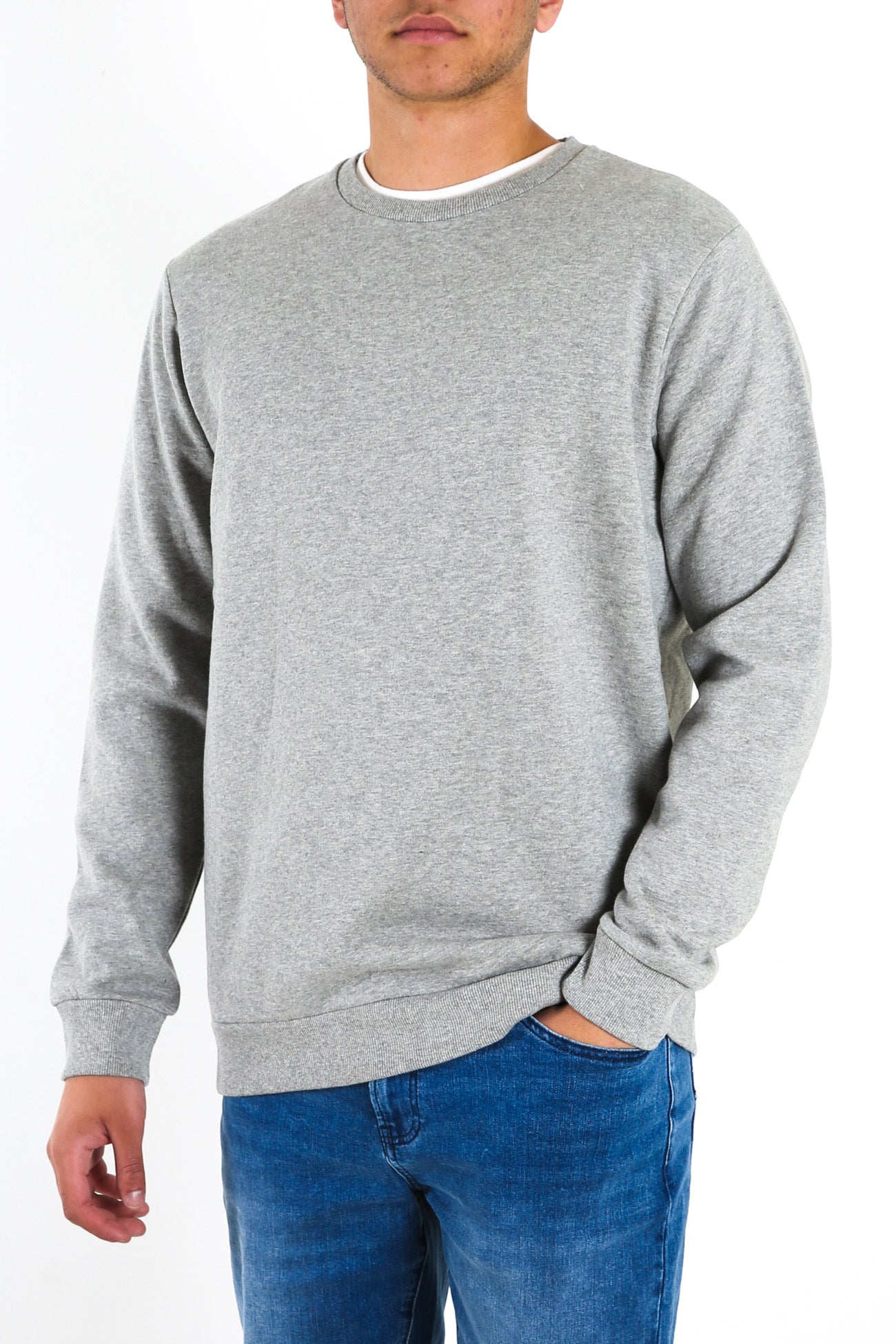 Basic Crew Grey Marle