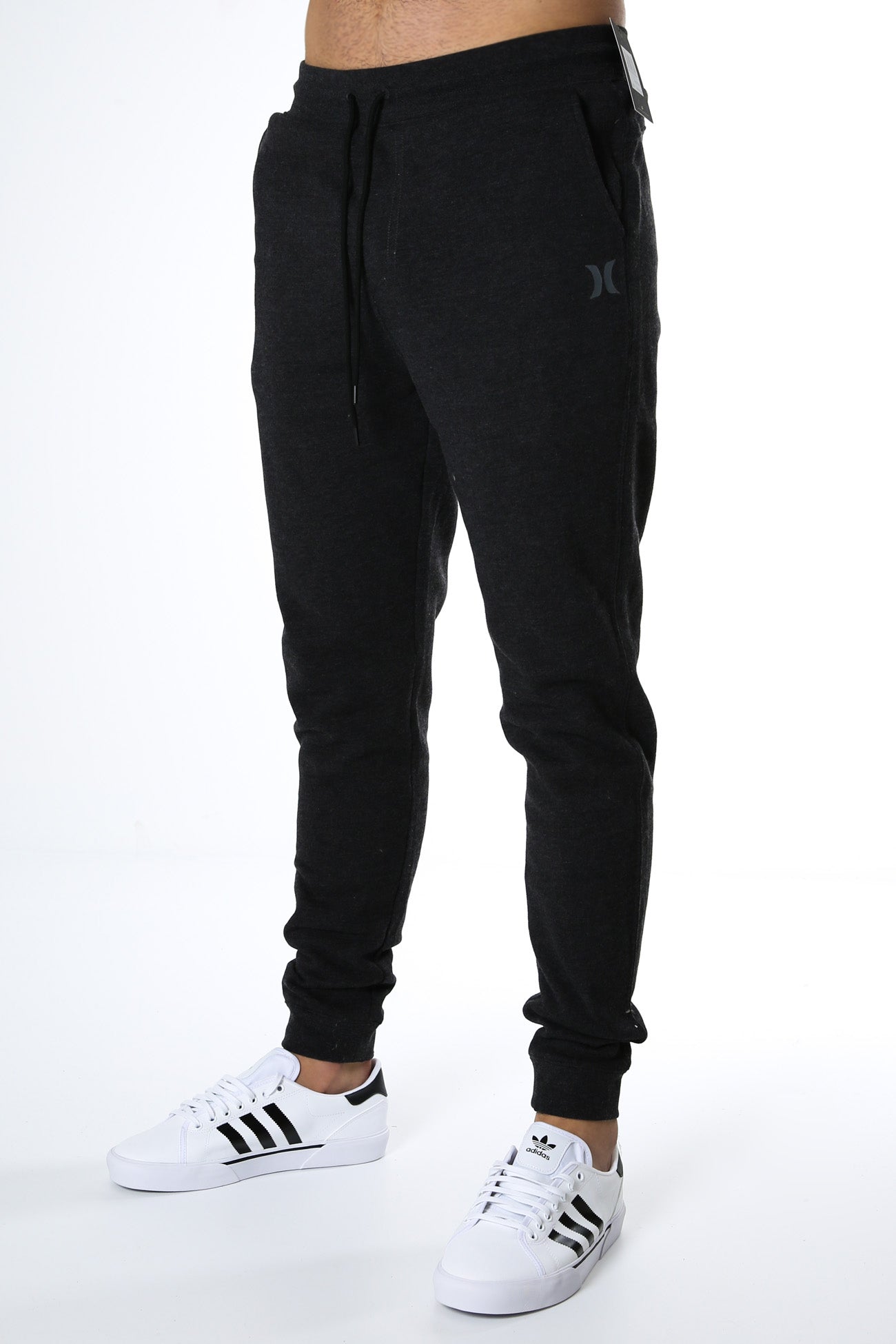 Beach Club Icon Fleece Pant Black Heather