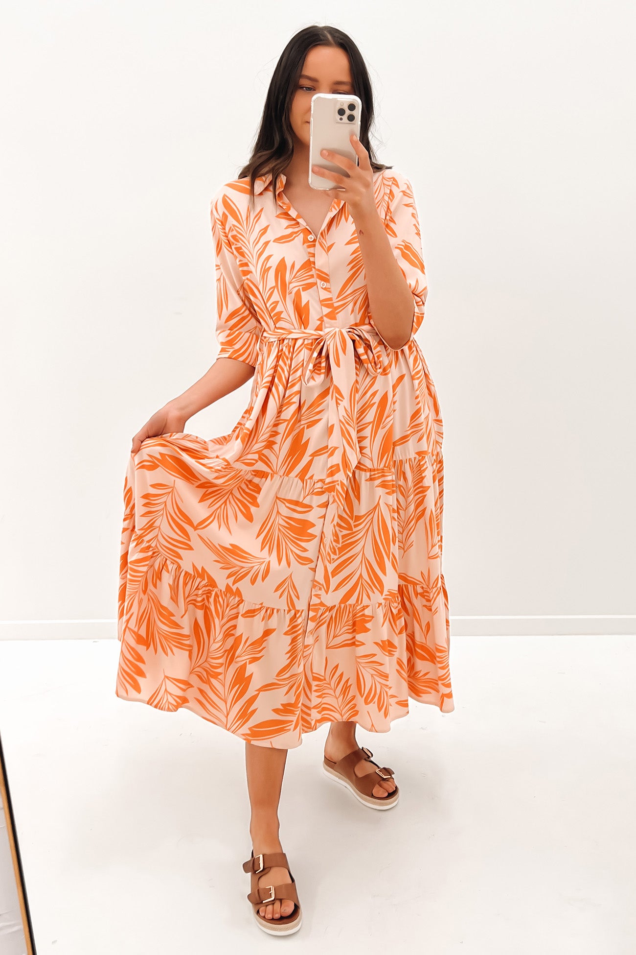 Belinda Maxi Dress Orange