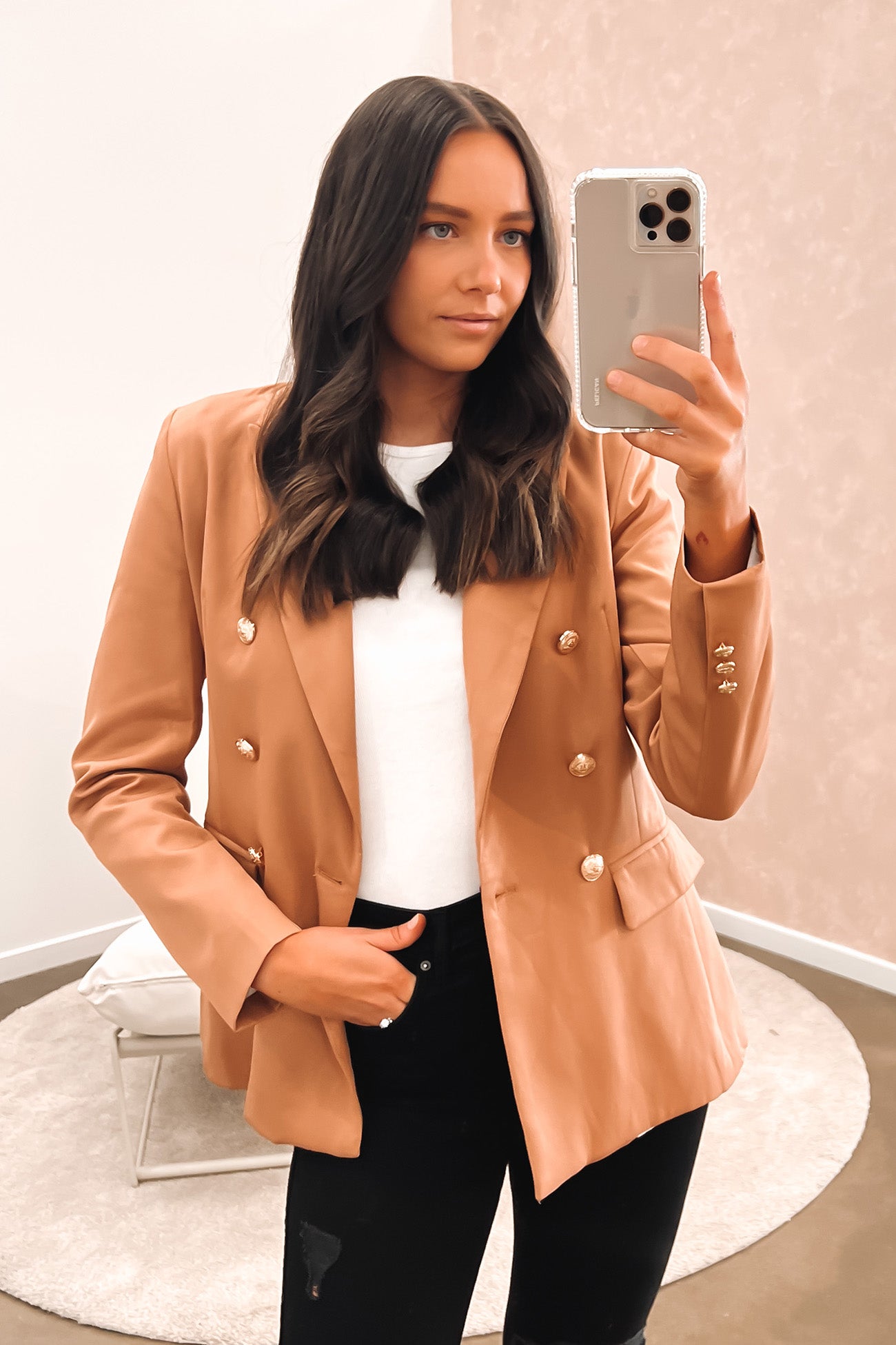 Belle Blazer Camel