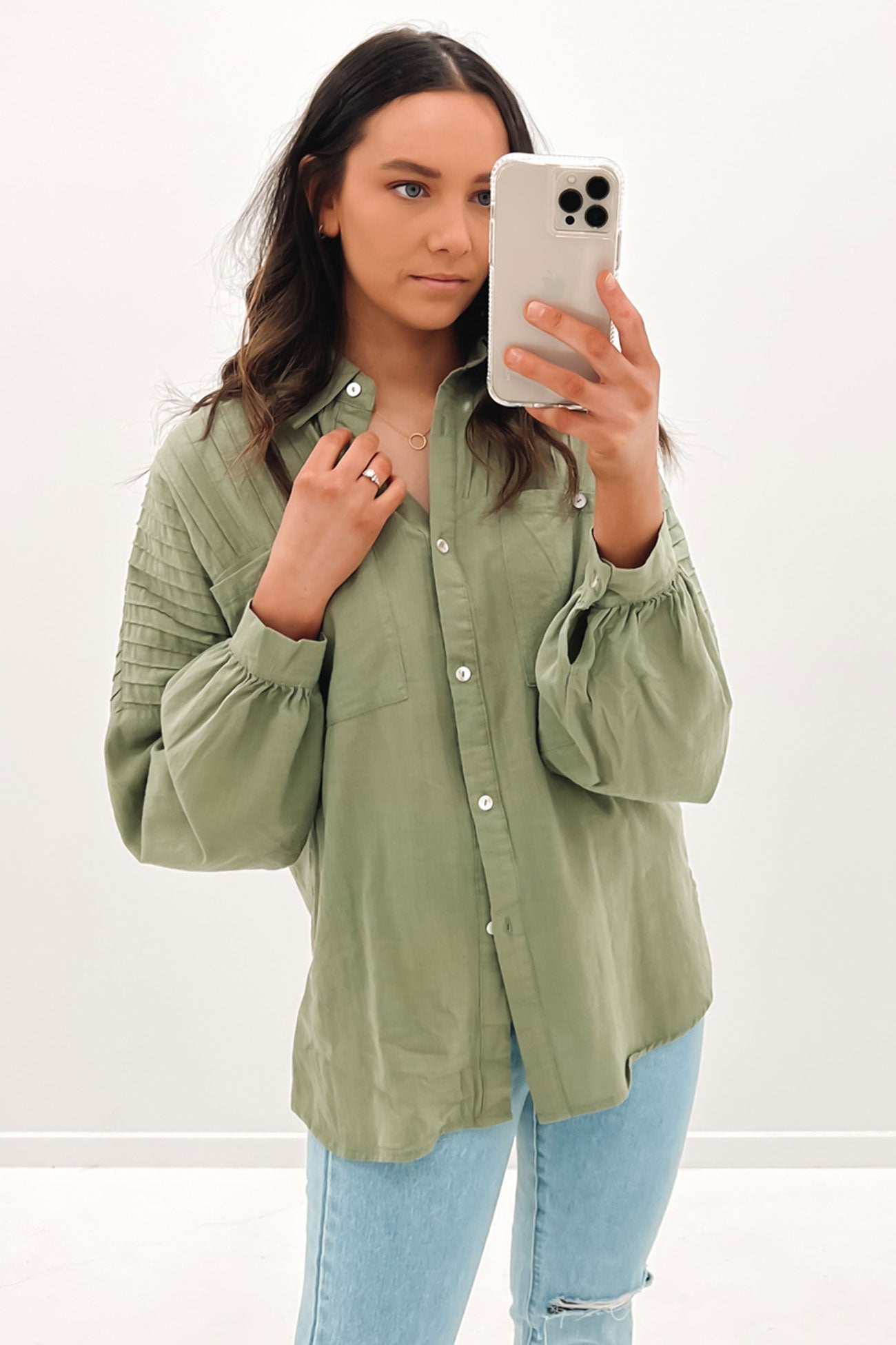 Belle Shirt Khaki