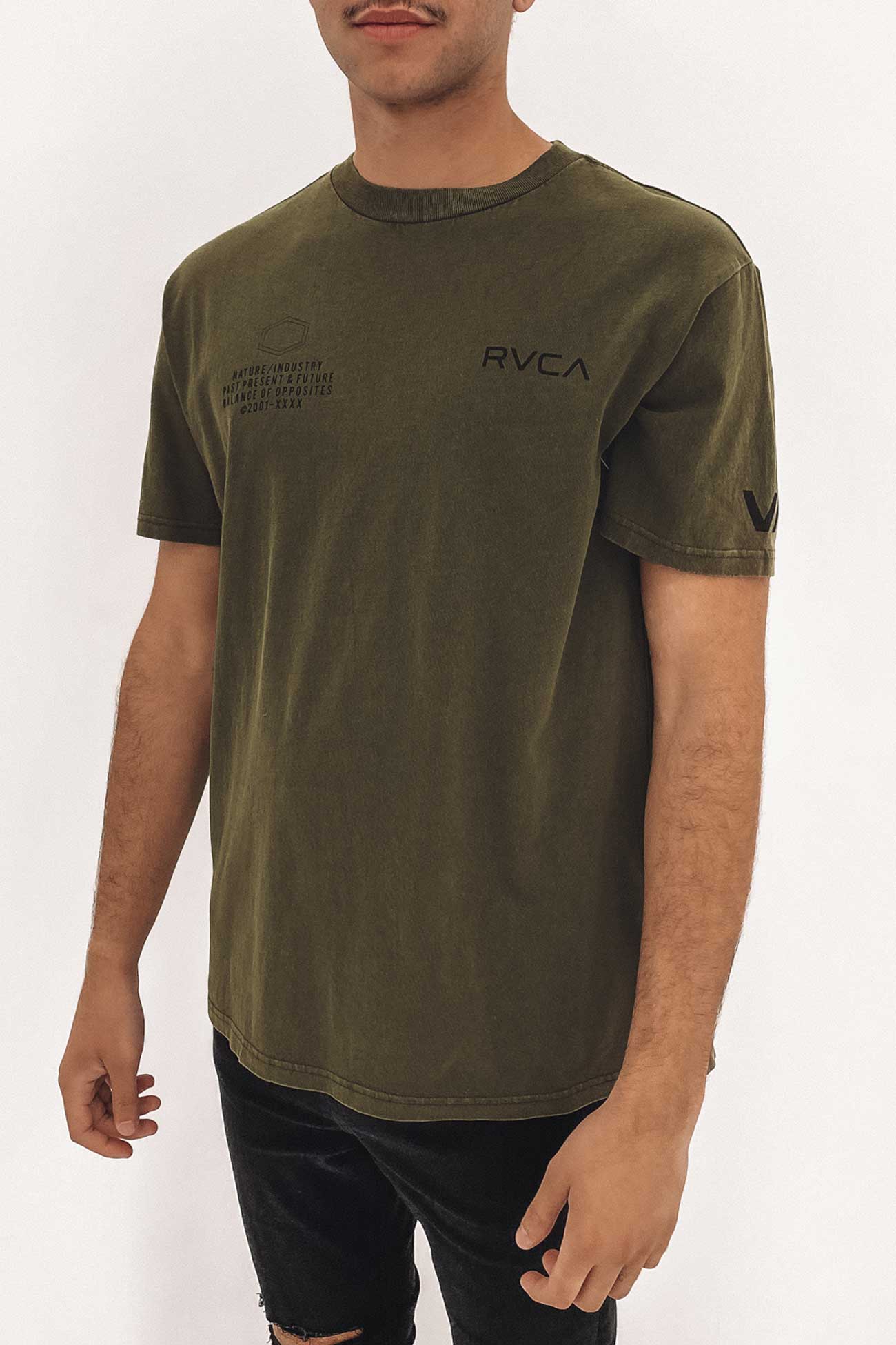 Big Pin Hex Tee Olive