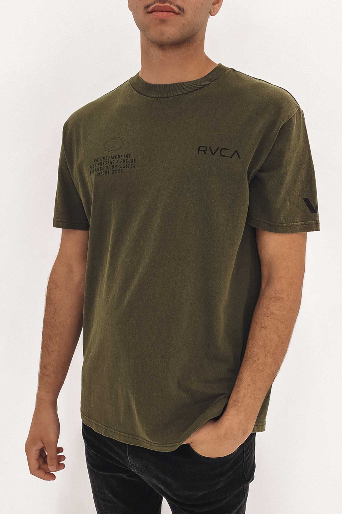 Big Pin Hex Tee Olive