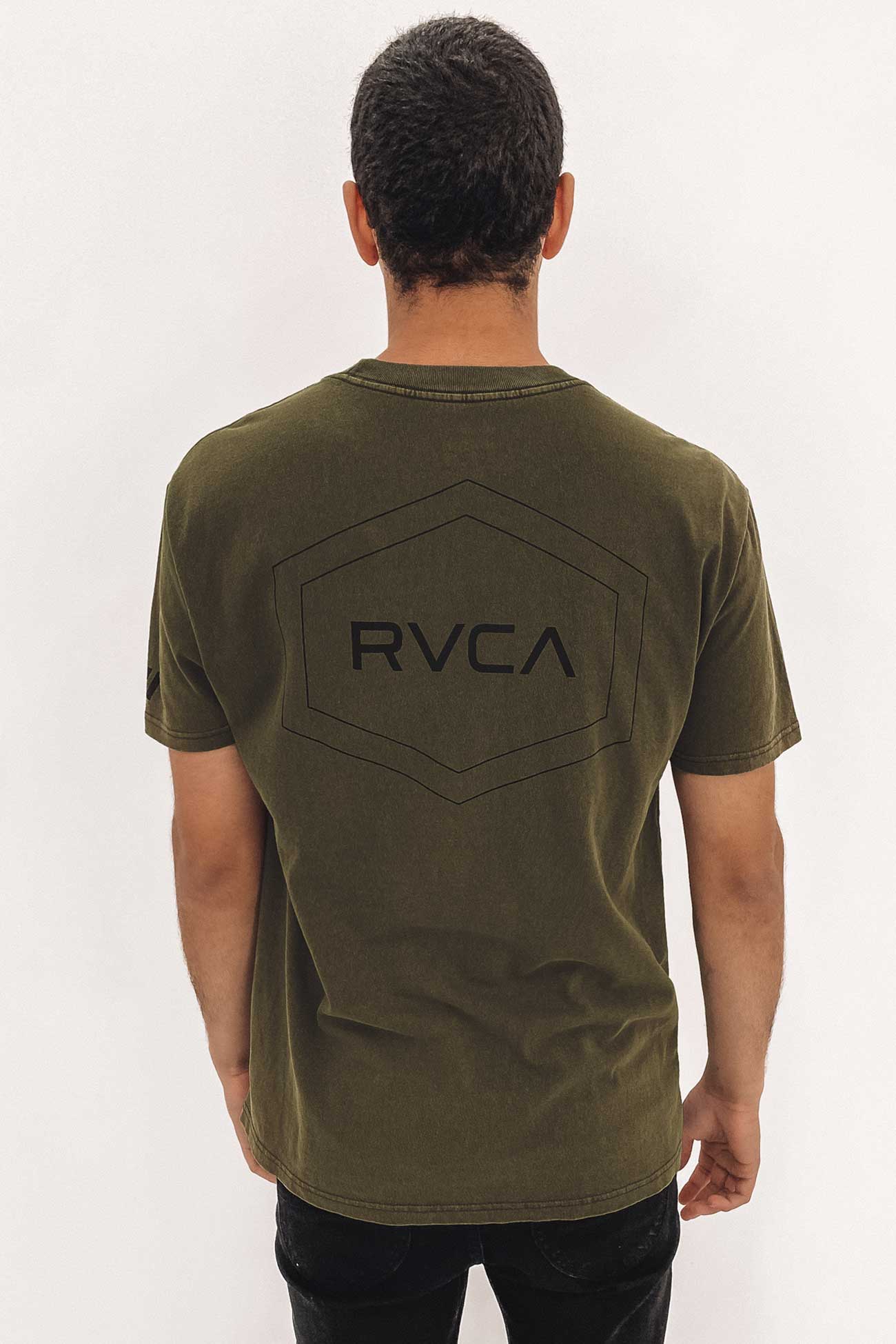 Big Pin Hex Tee Olive