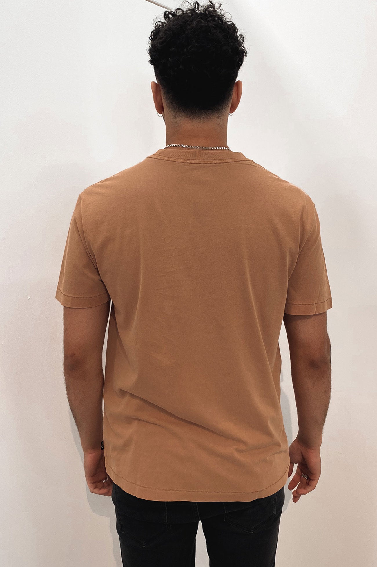 Big RVCA Washed Short Sleeve Tee Copper