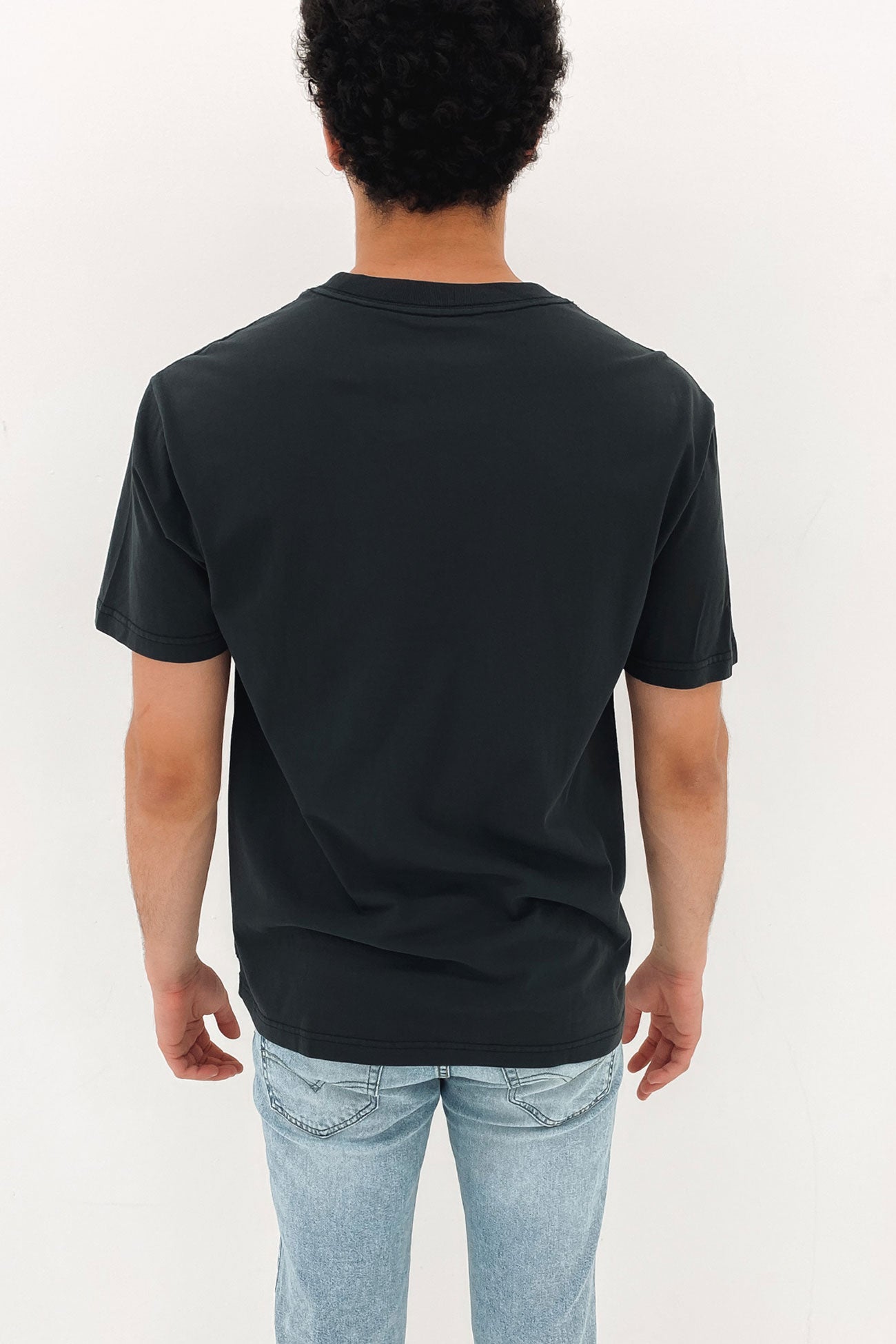 Big RVCA Washed Short Sleeve Tee RVCA Black