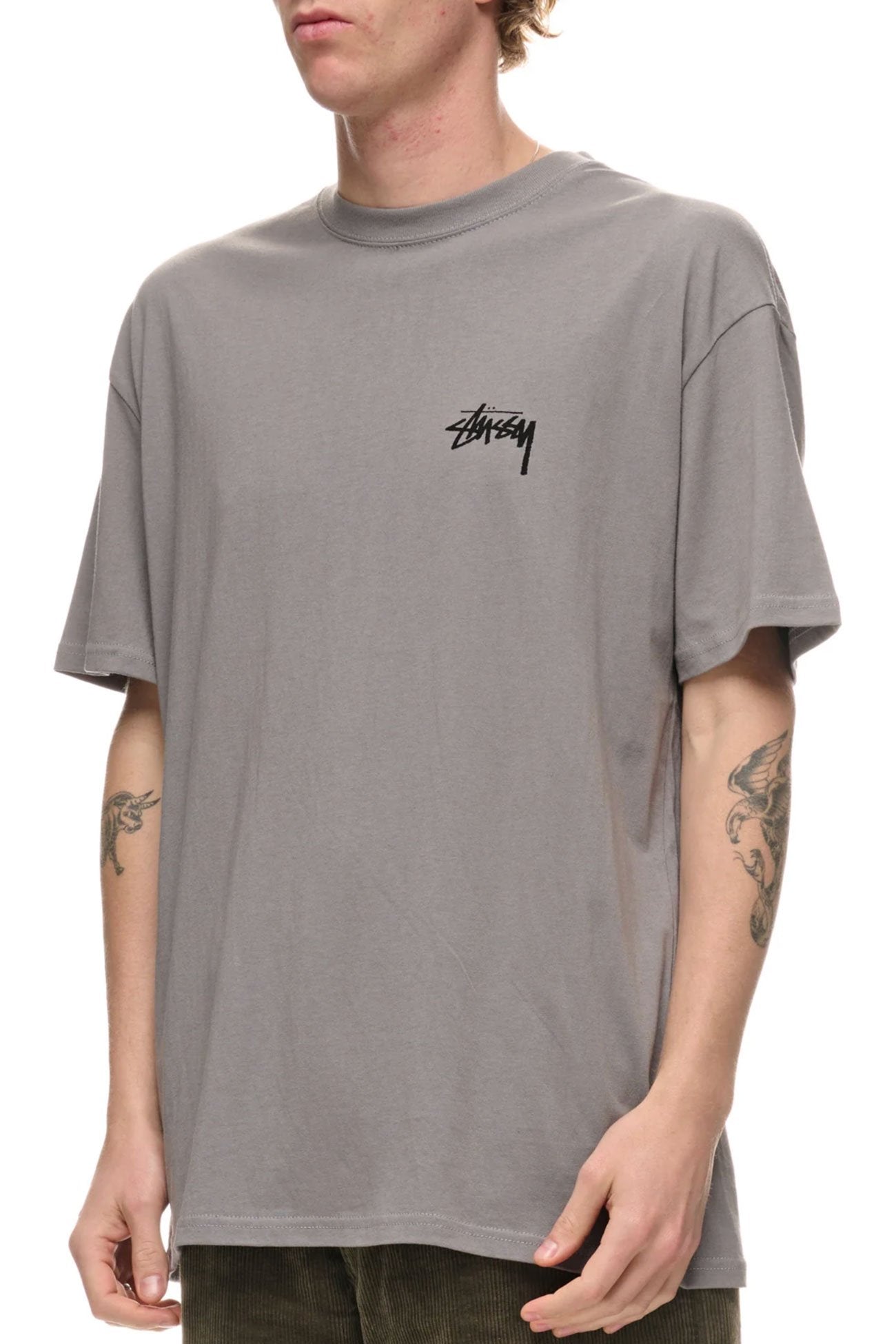 Big Stock Short Sleeve Tee Grey